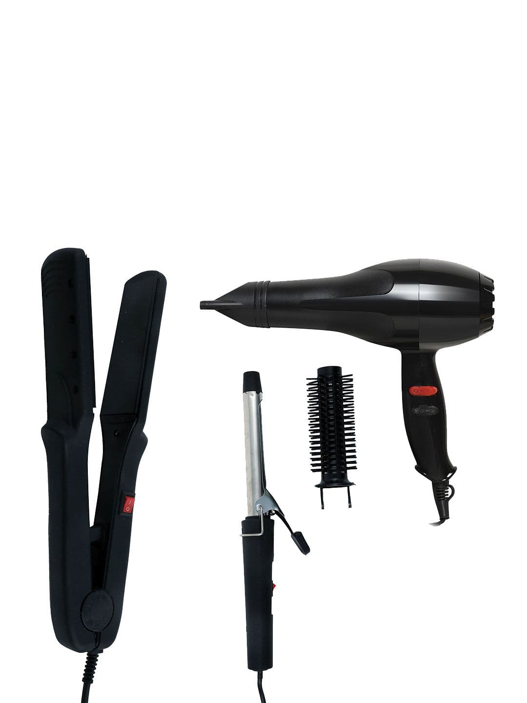 NIRVANI Set Of 3 2800 Salon 2000 Watt Hair Dryer 522 Hair Straightener & 471 Hair Curler - view 1