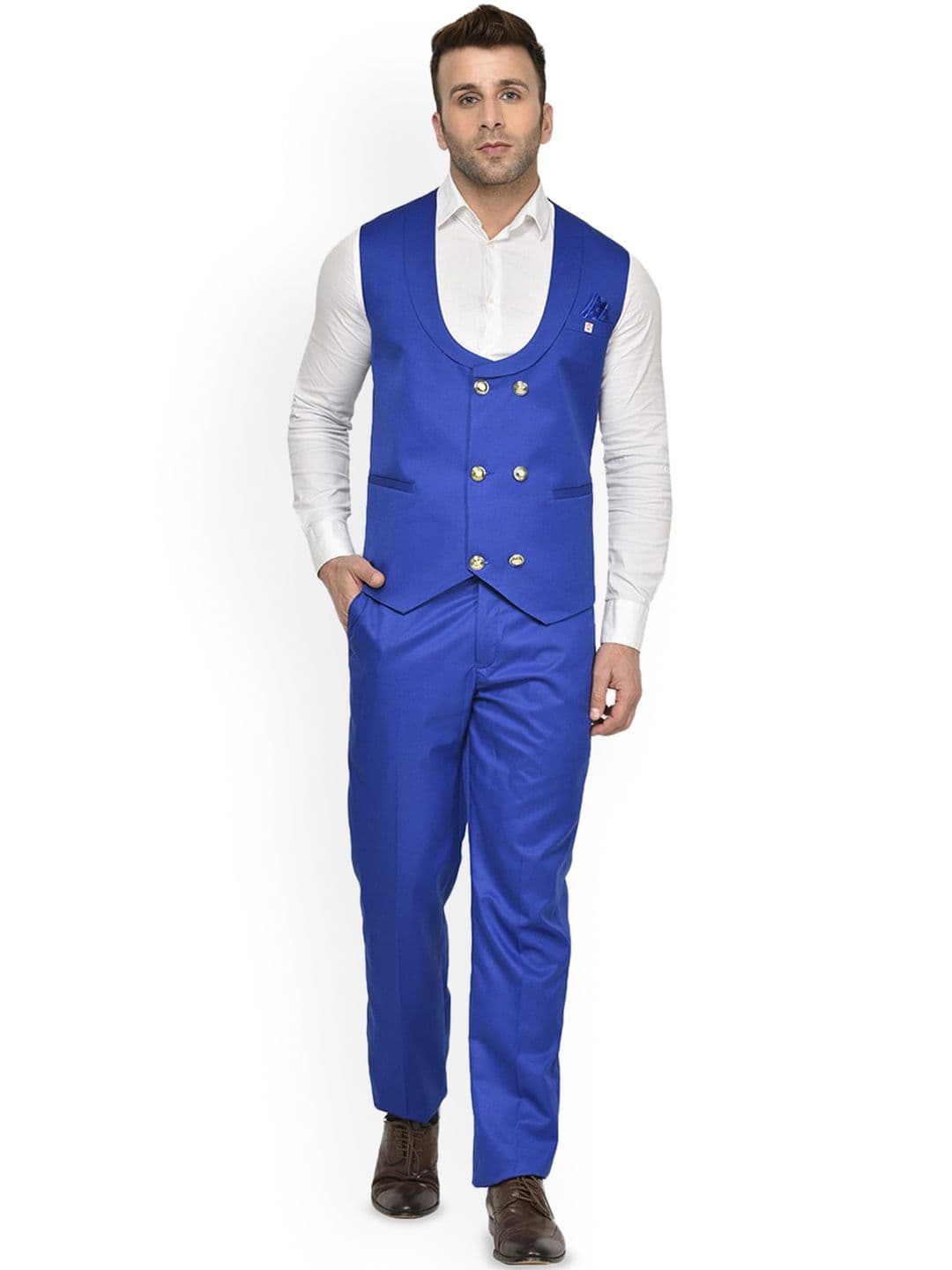 READYON Men Double-Breasted Two-Piece Suit - view 1
