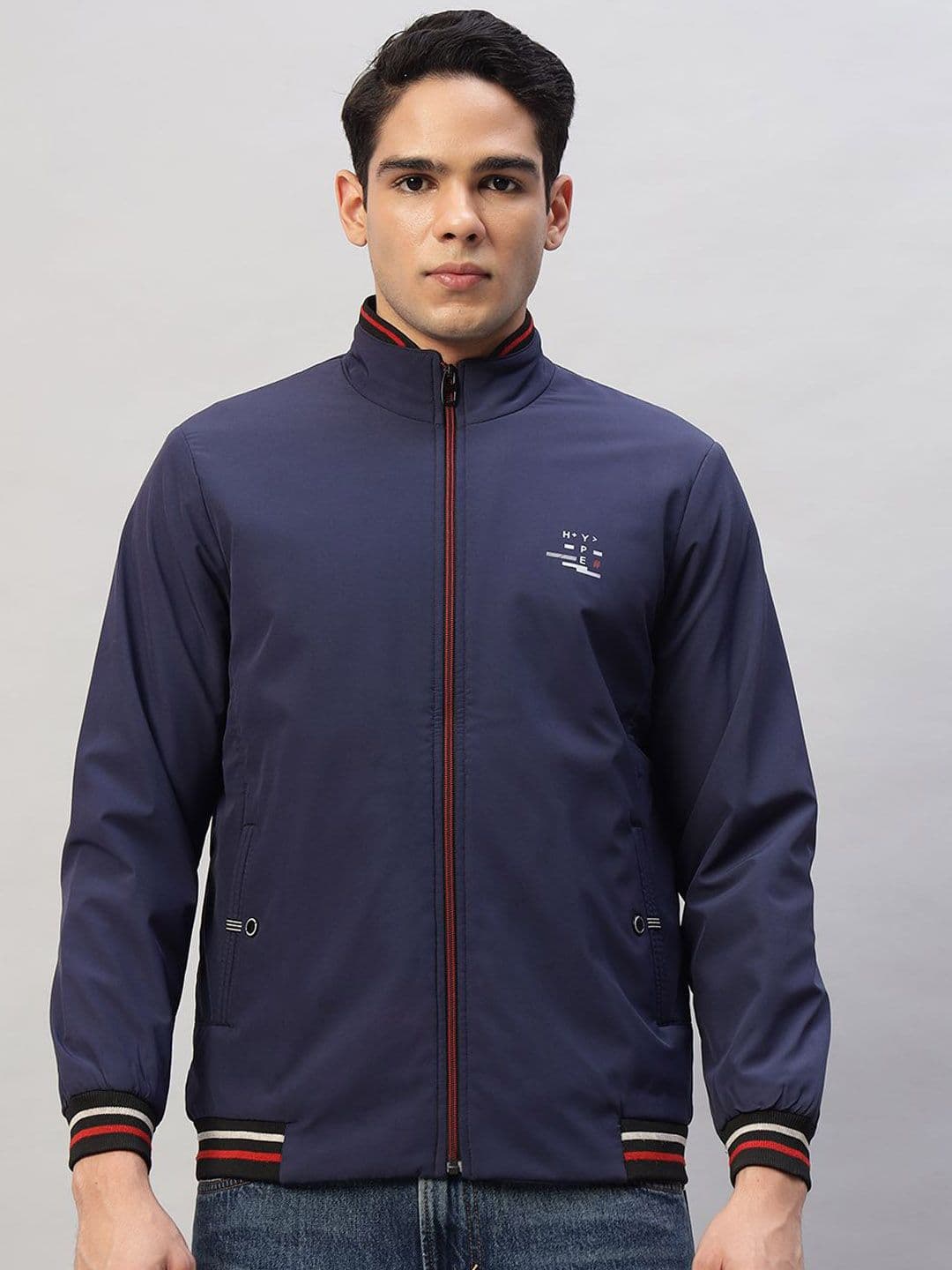 AR-FIT Men Colourblocked Polyester Water Resistant Open Front Jacket - view 1