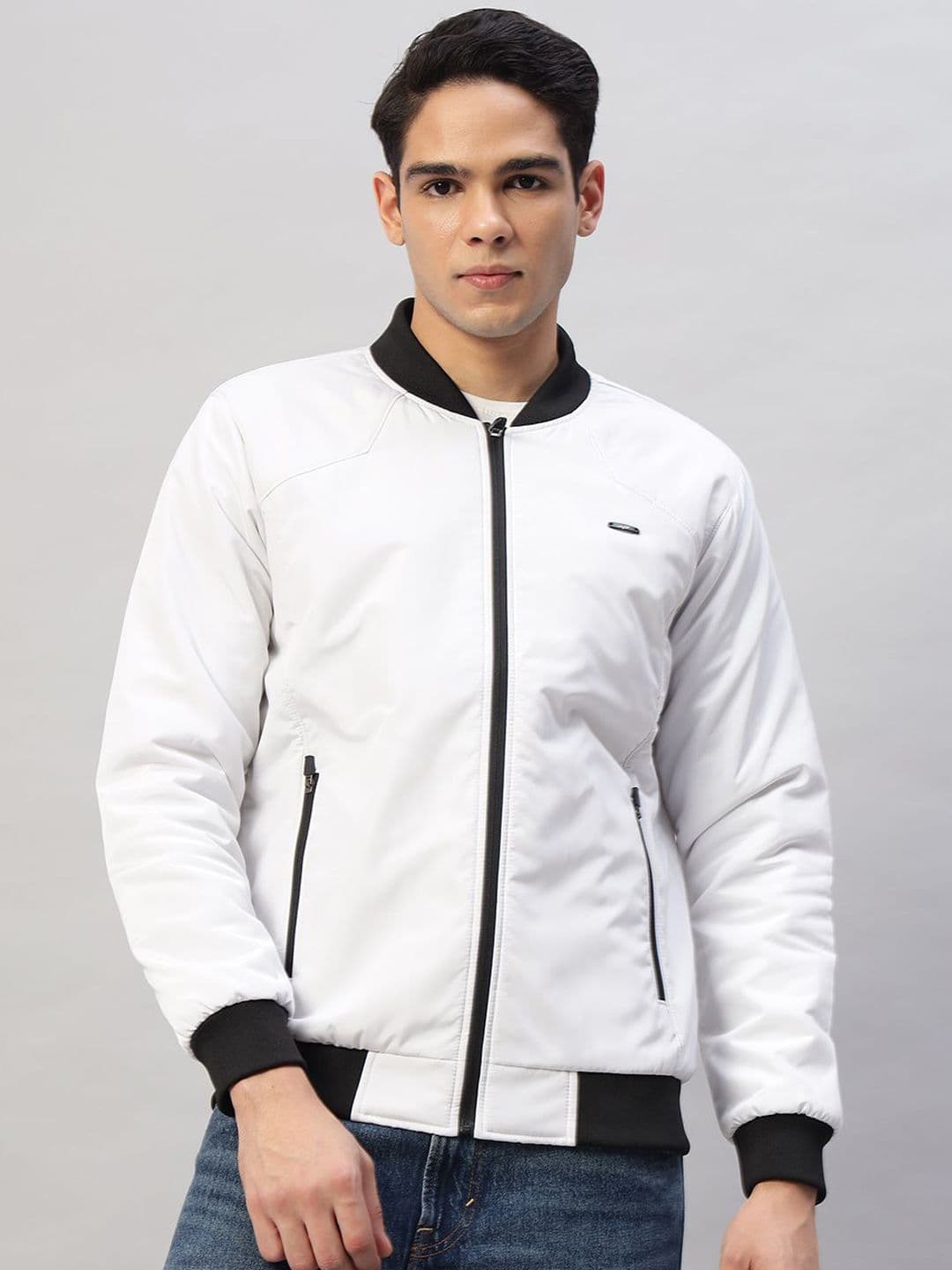 AR-FIT Men Colourblocked Polyester Water Resistant Open Front Jacket - view 1