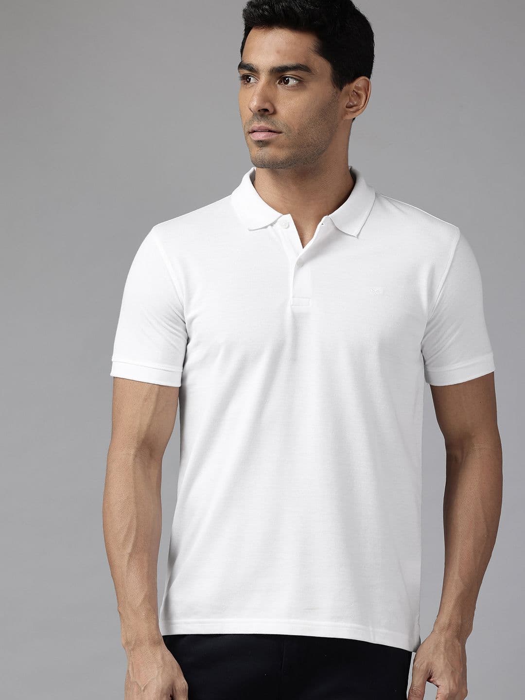 Park Avenue Solid Polo Collar T-shirt - view 1