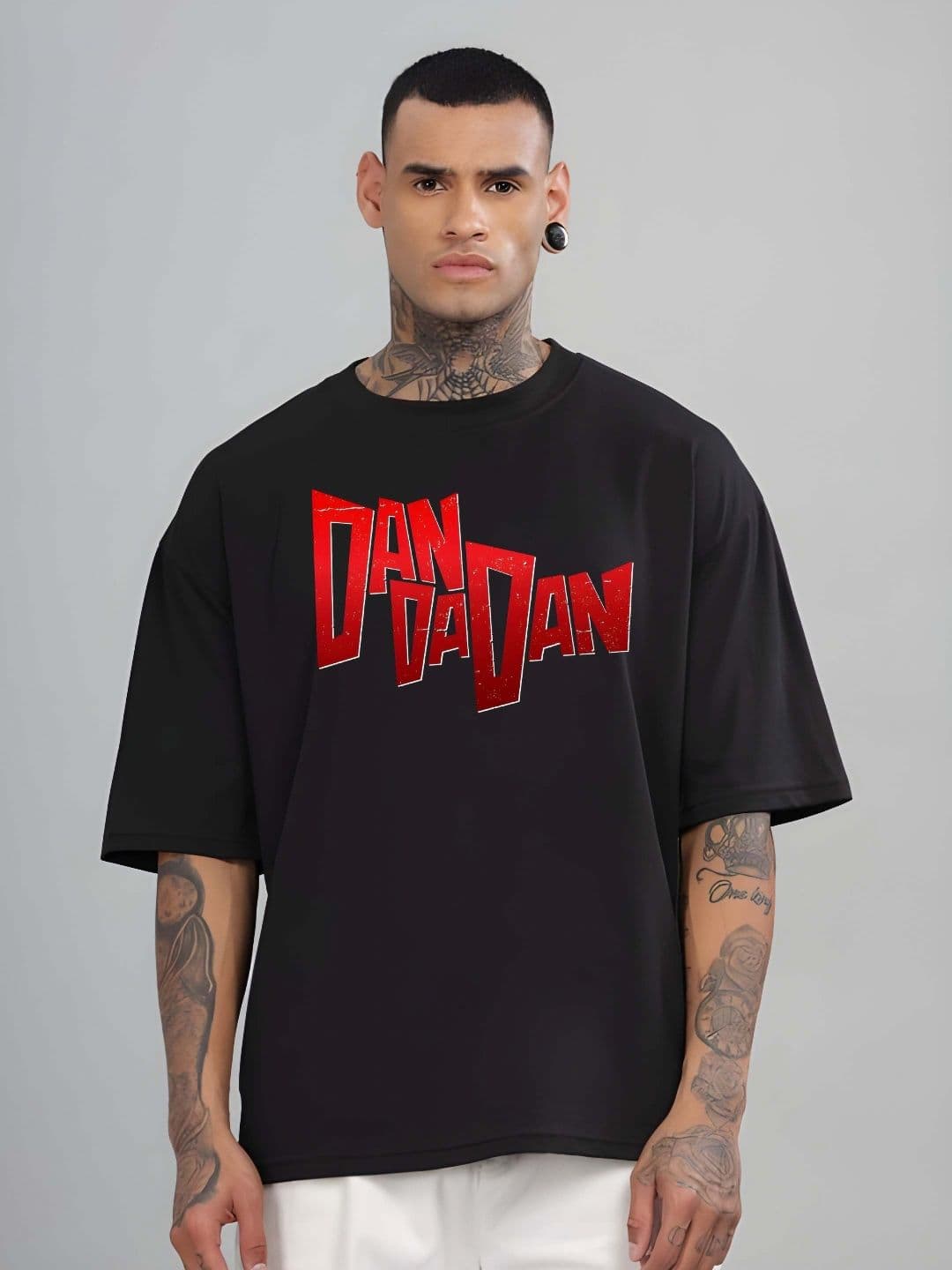 KAIDO Anime Printed Round Neck Pure Cotton Relaxed Fit T-shirt - view 1