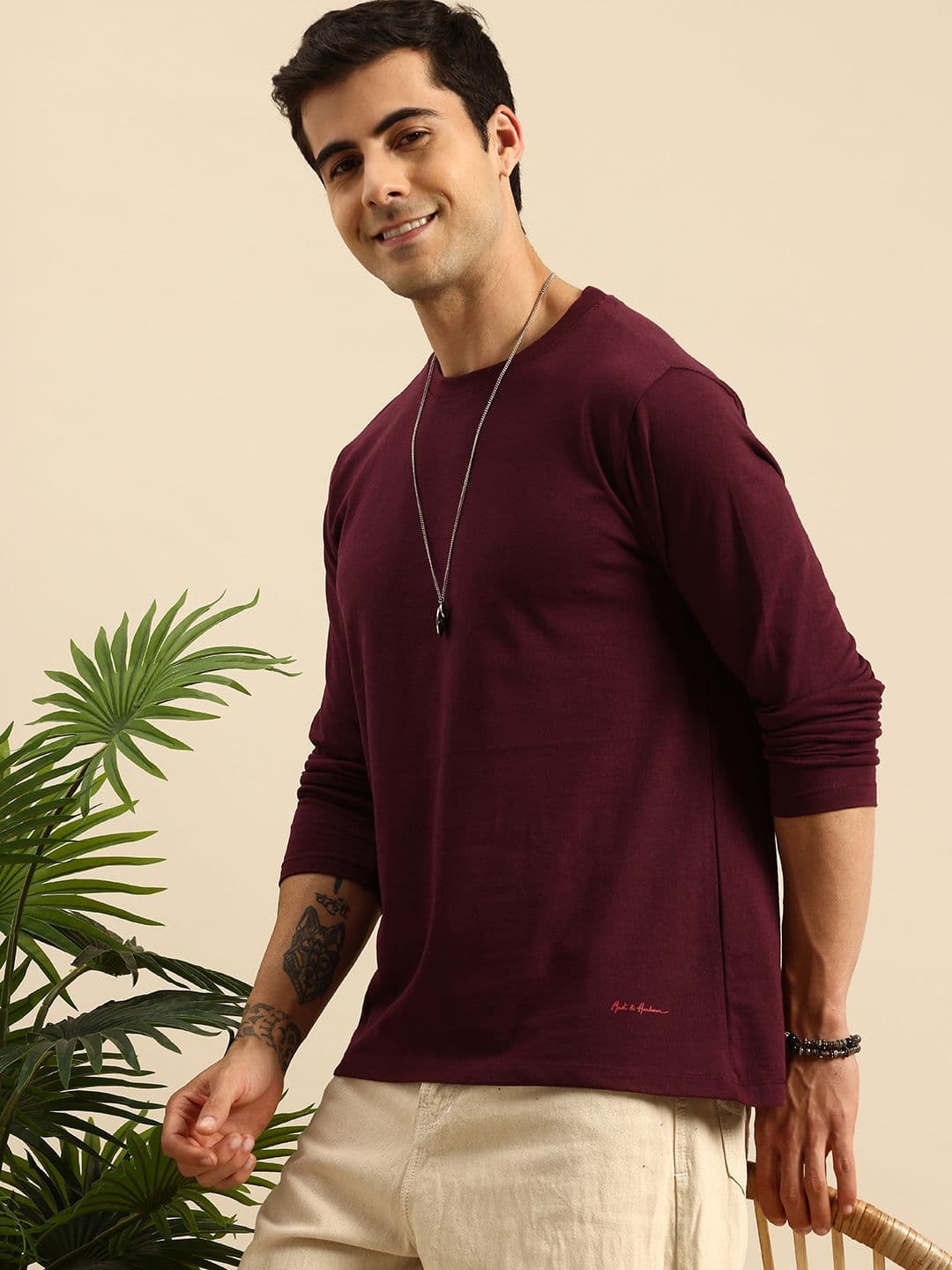 Mast & Harbour Regular Knitted T-shirt - view 1