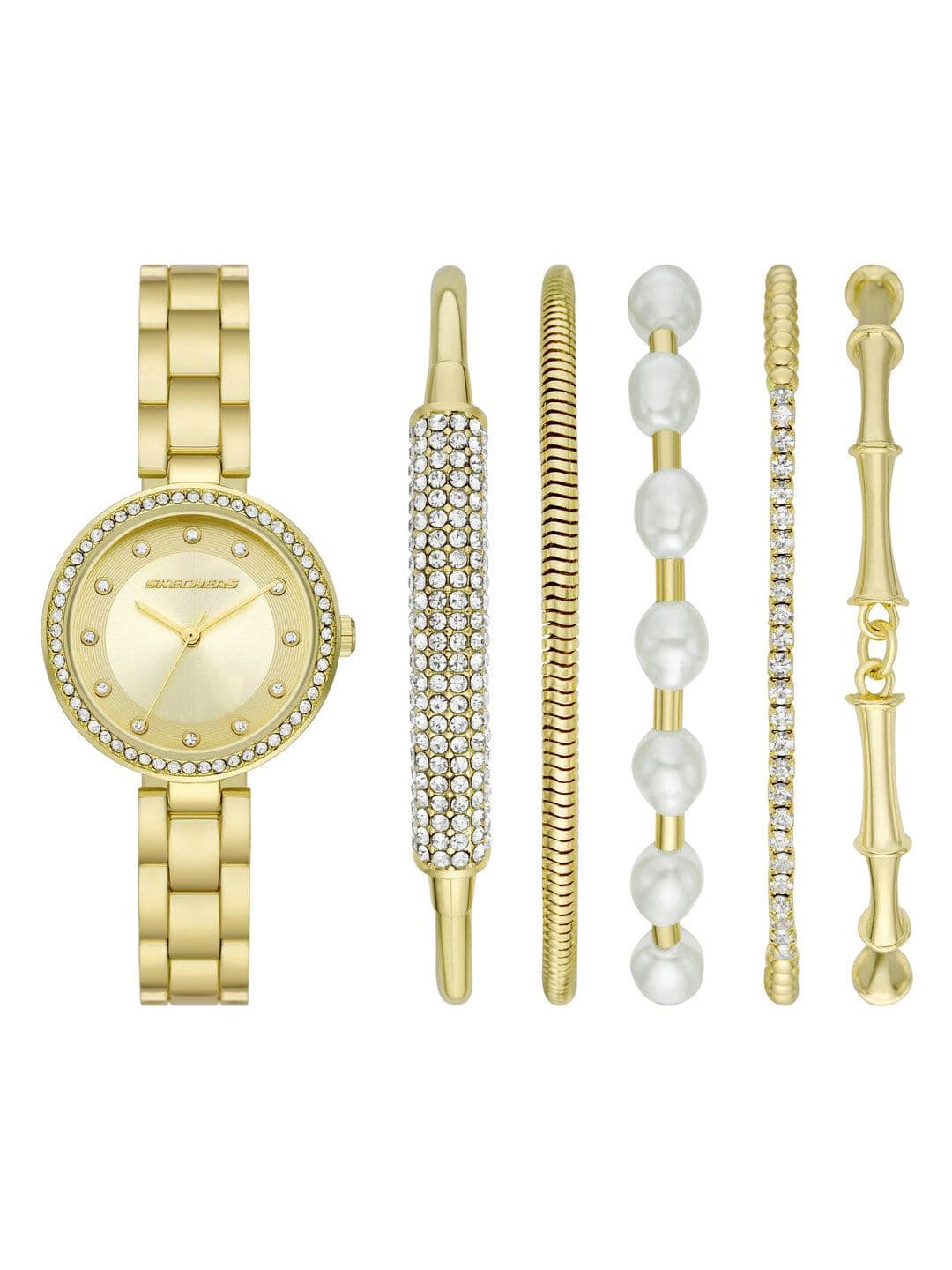 Skechers Women Bracelet Glitz Set Analogue Watch With Bracelets SR9084 - view 1