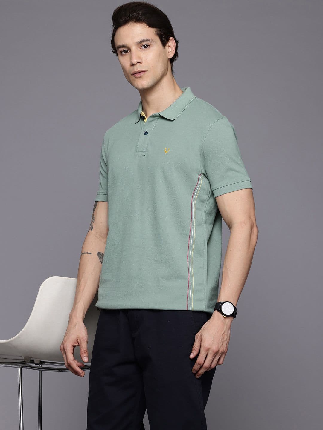 Allen Solly Men Polo Collar T-shirt - view 1