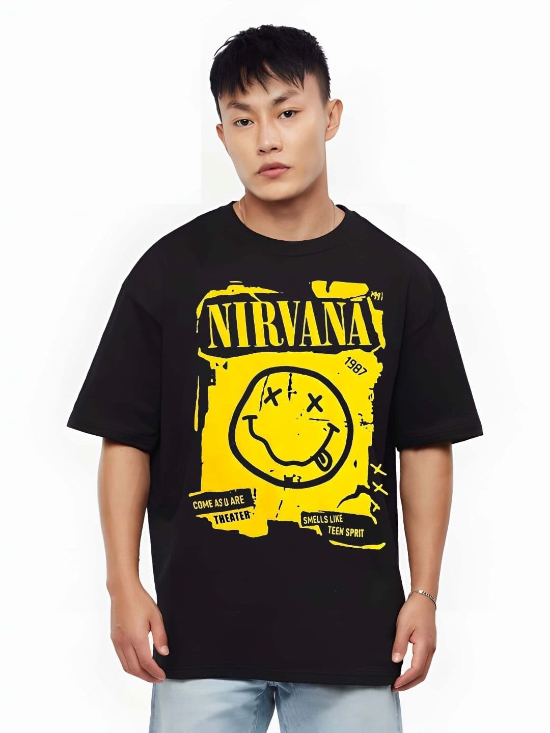 KAIDO Men Oversized Graphic Round Neck T-shirt - view 1