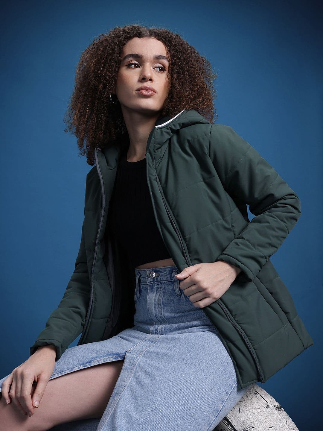 The Roadster Lifestyle Co. Windcheater and Water Resistant Padded Jacket - view 1