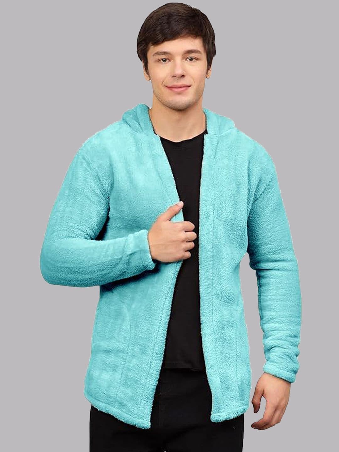 Ben Martin Men Hooded Solid Fleece Casual Lightweight Parka Jacket - view 1
