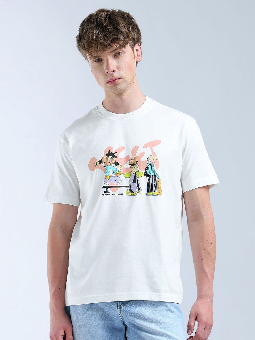 Flying Machine Graphic Printed T-shirt - view 1
