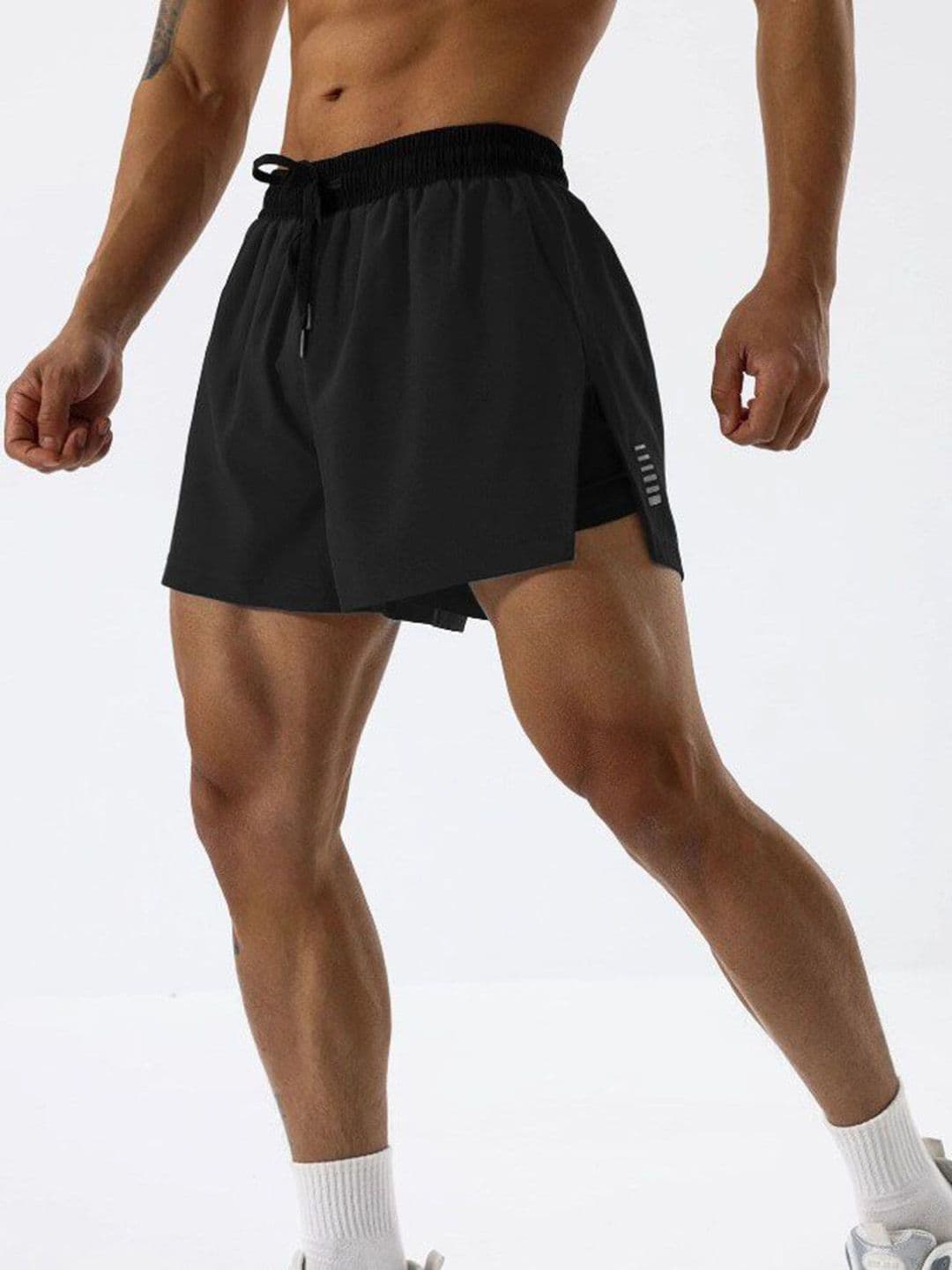 MASCARI Men High-Rise Training or Gym Sports Shorts - view 1