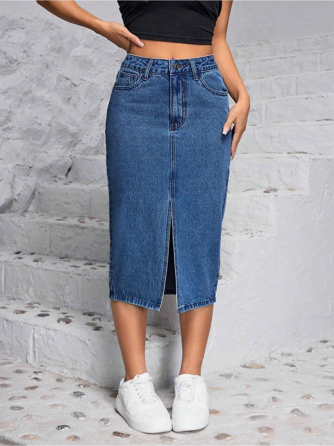 dolsia Women Denim Pencil Skirts - view 1