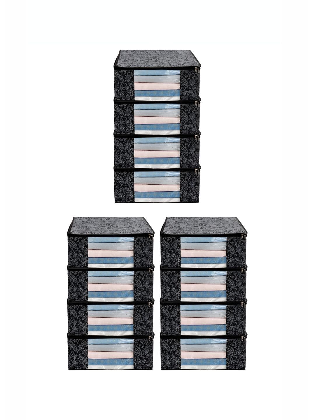 ANKIT INTERNATIONAL Black Set of 12 Super Strong Multi-Utility Organisers - view 1
