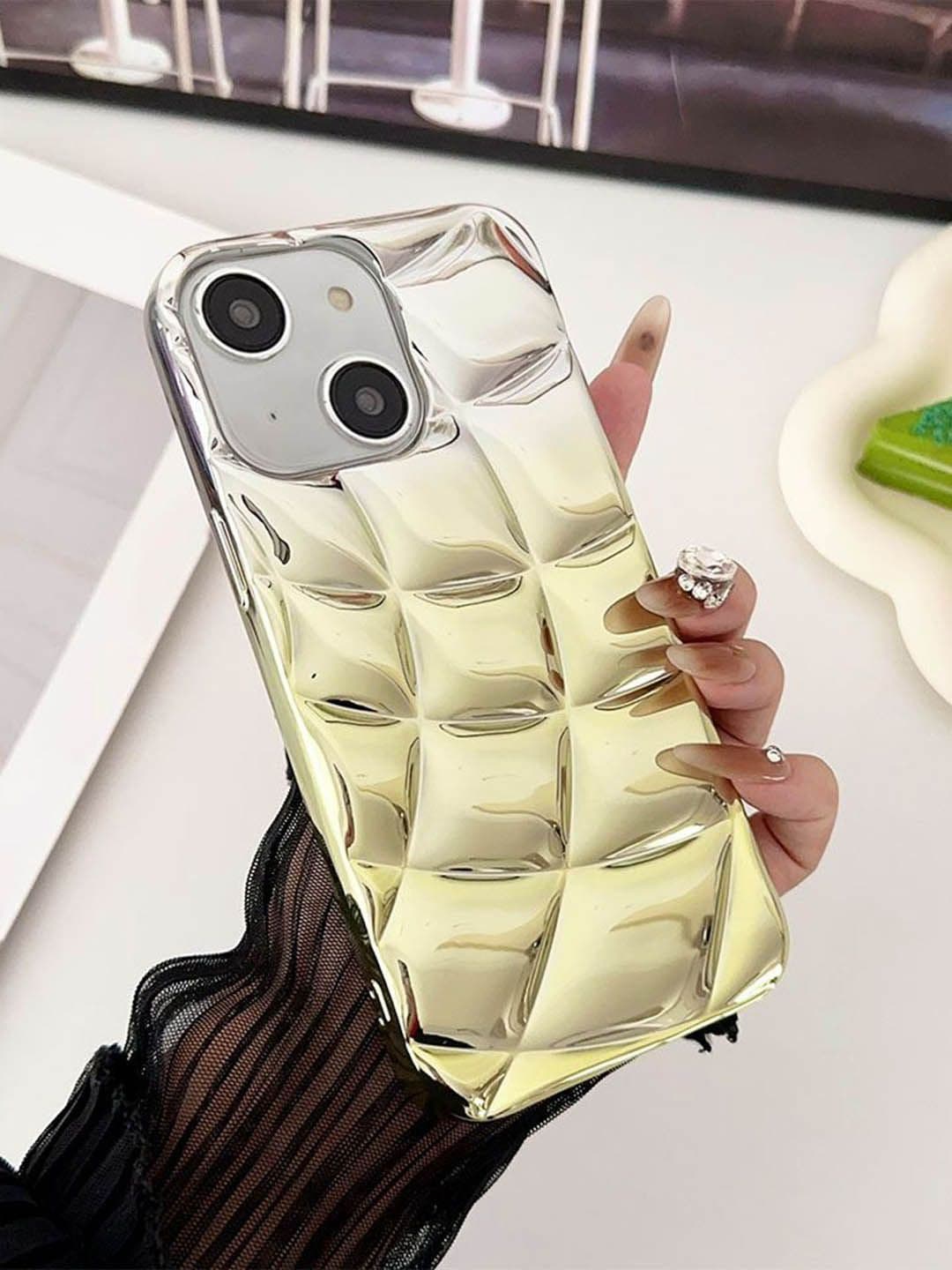 Luxury Kase LK146 Electroplated Cushion Gradient Case iPhone 15 Back Case - view 1