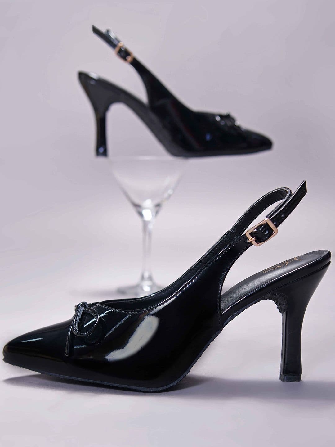 JM Looks Women Pointed Toe Slingback Stiletto Heels - view 1