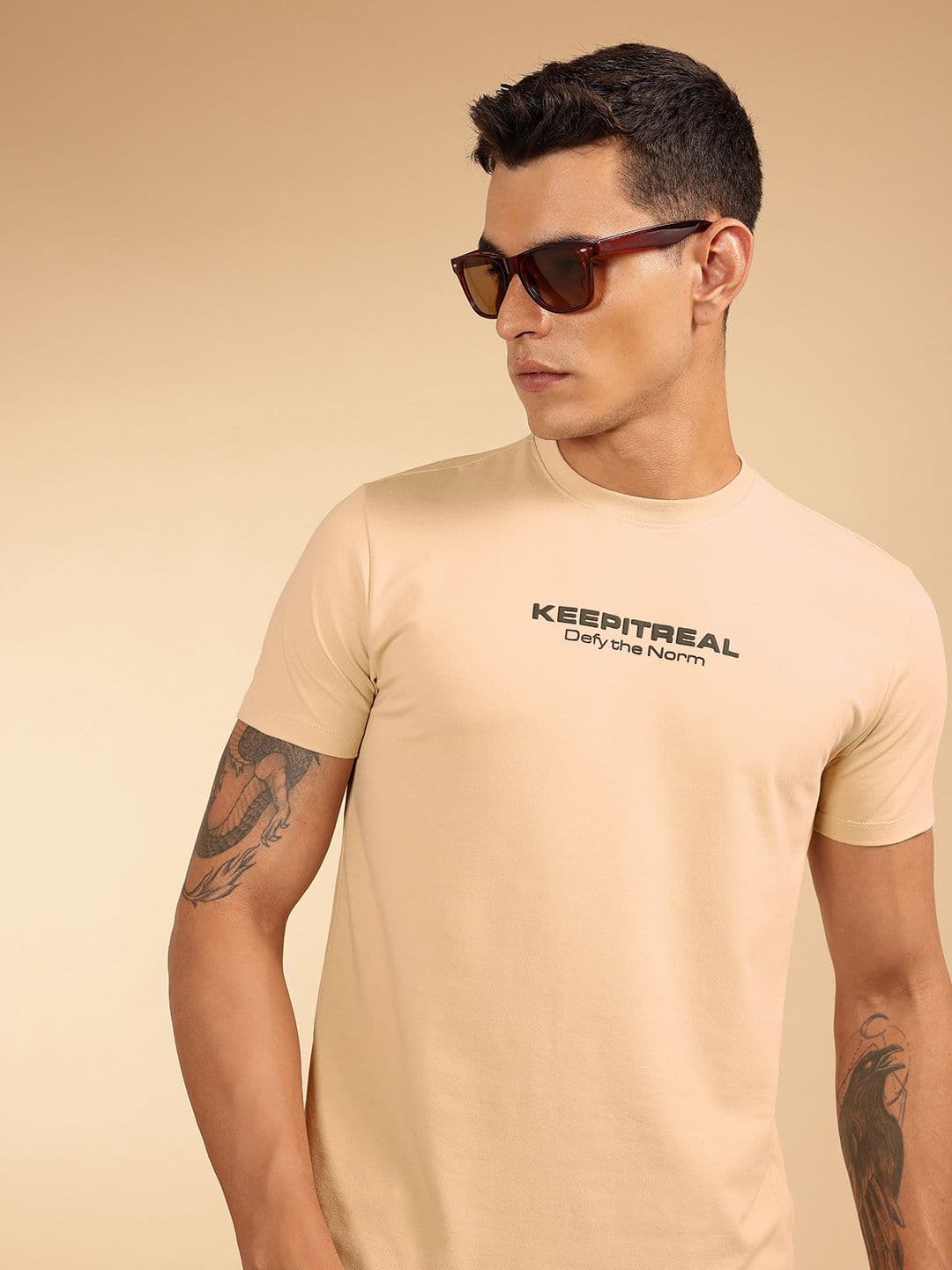 French Connection Typography Printed T-shirt - view 1