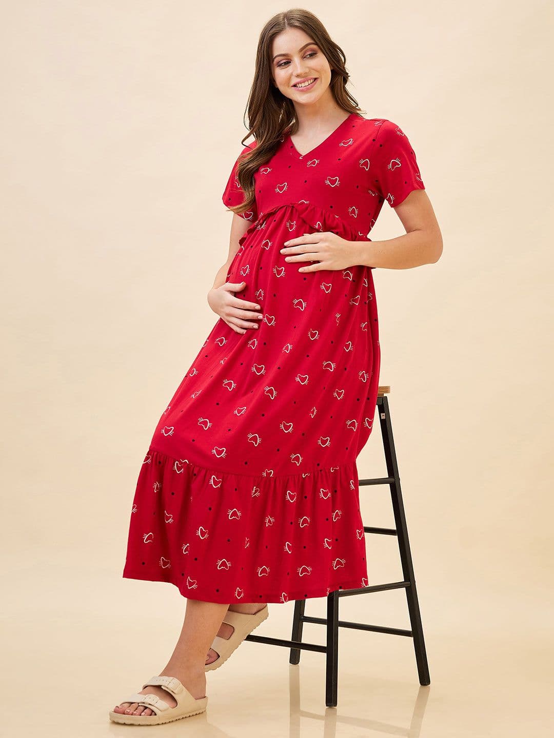 AV2 Printed Nightdress - view 1