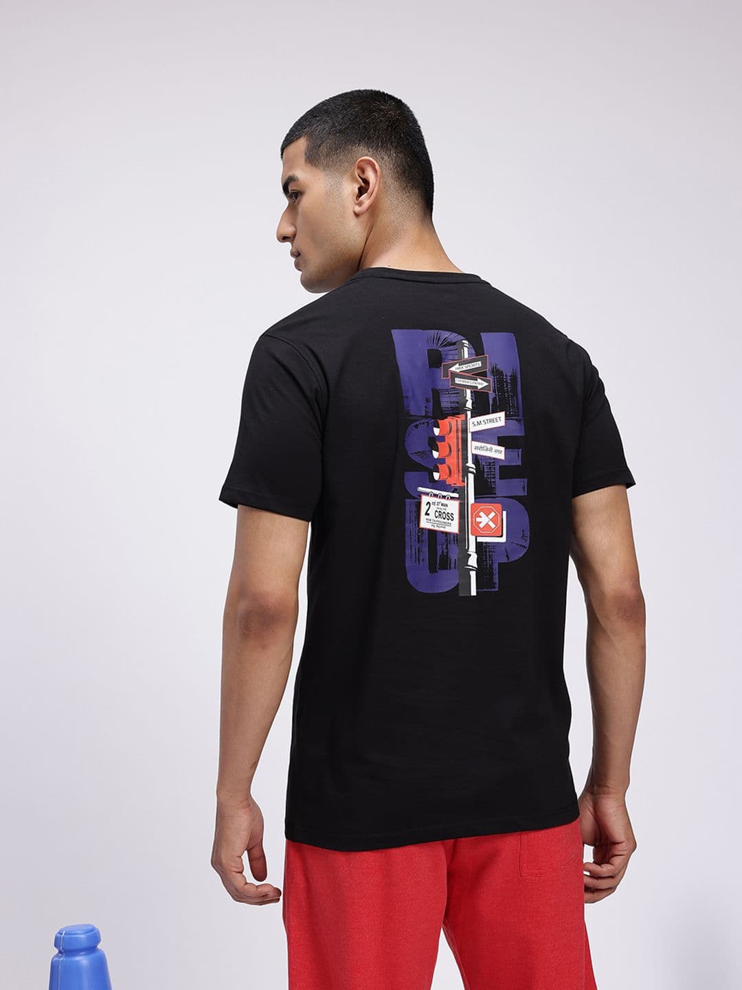 HRX by Hrithik Roshan Typography & Graphic Printed Lifestyle T-shirt - view 1