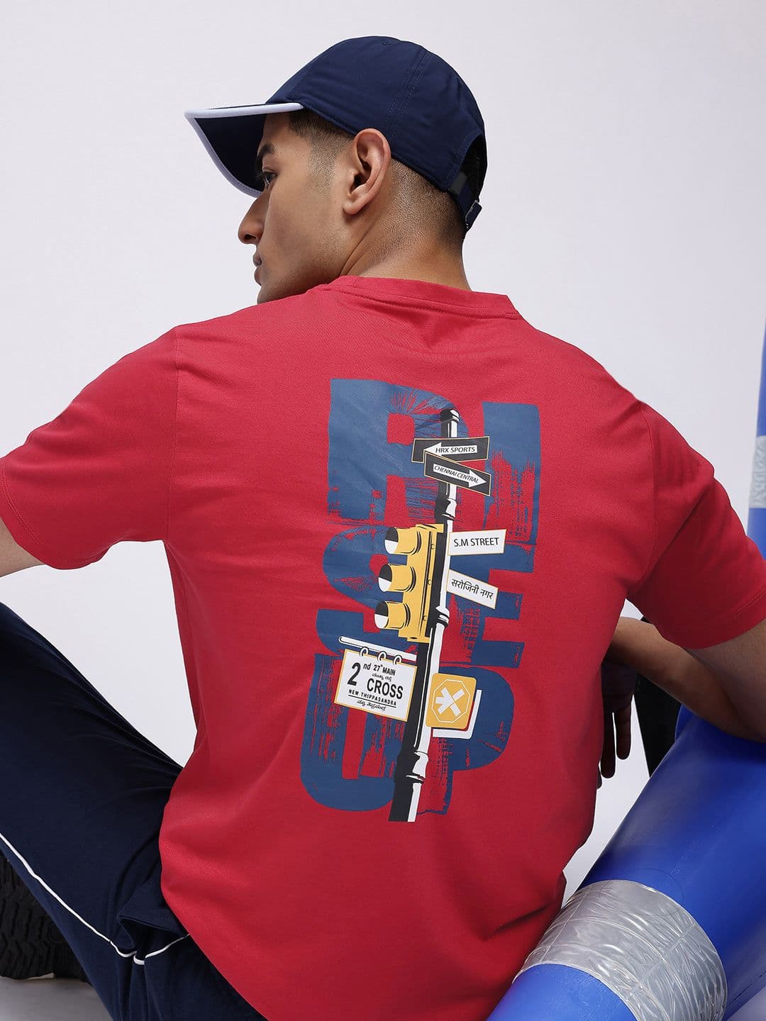 HRX by Hrithik Roshan Typography & Graphic Printed Lifestyle T-shirt - view 1