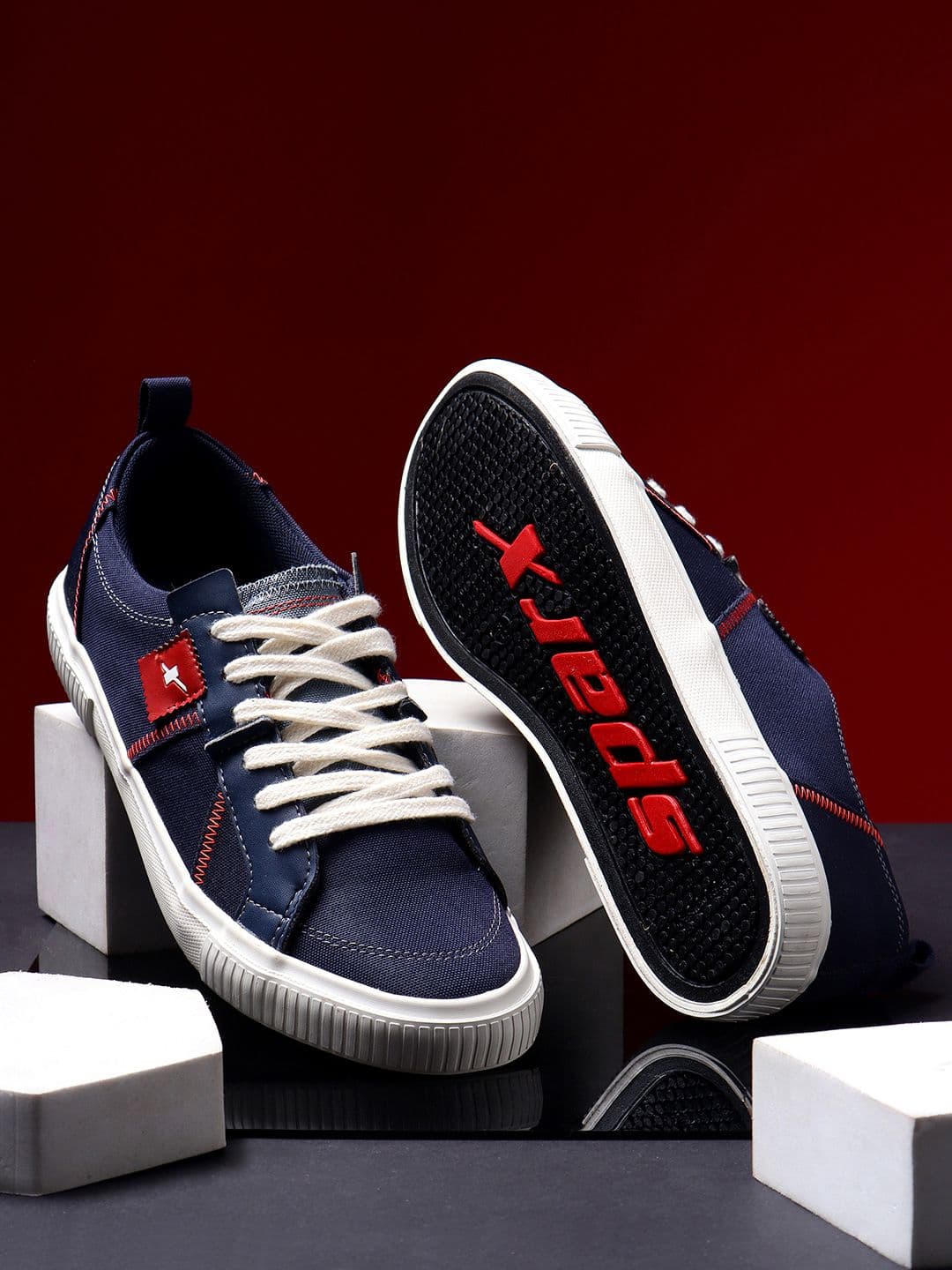 Sparx Men Round Toe Lace-Ups Canvas - view 1