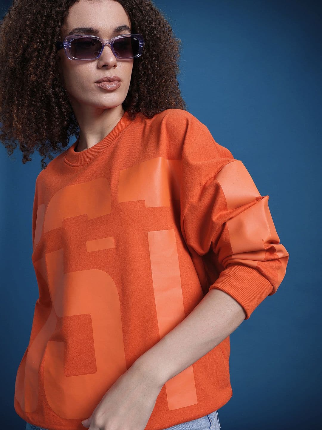 Roadster Women Drop Shoulder Oversized Sweatshirt - view 1