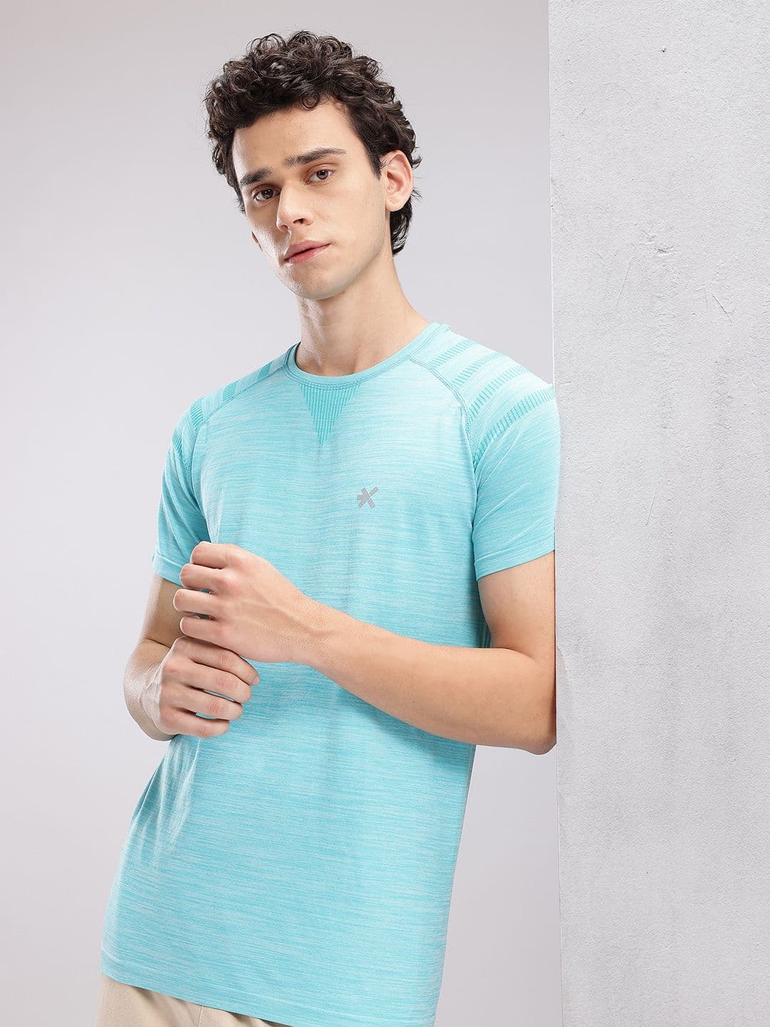 HRX by Hrithik Roshan Men Antimicrobial Rapid-Dry Yoga T-shirt - view 1