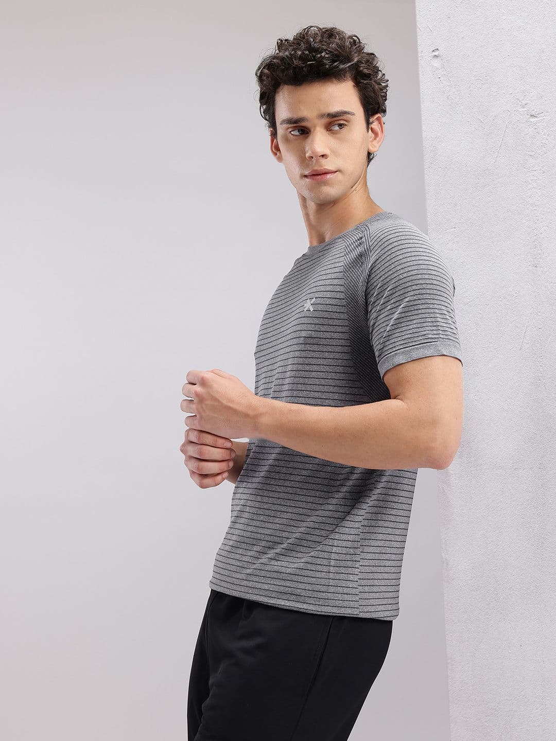 HRX by Hrithik Roshan Men Antimicrobial Yoga T-shirt - view 1