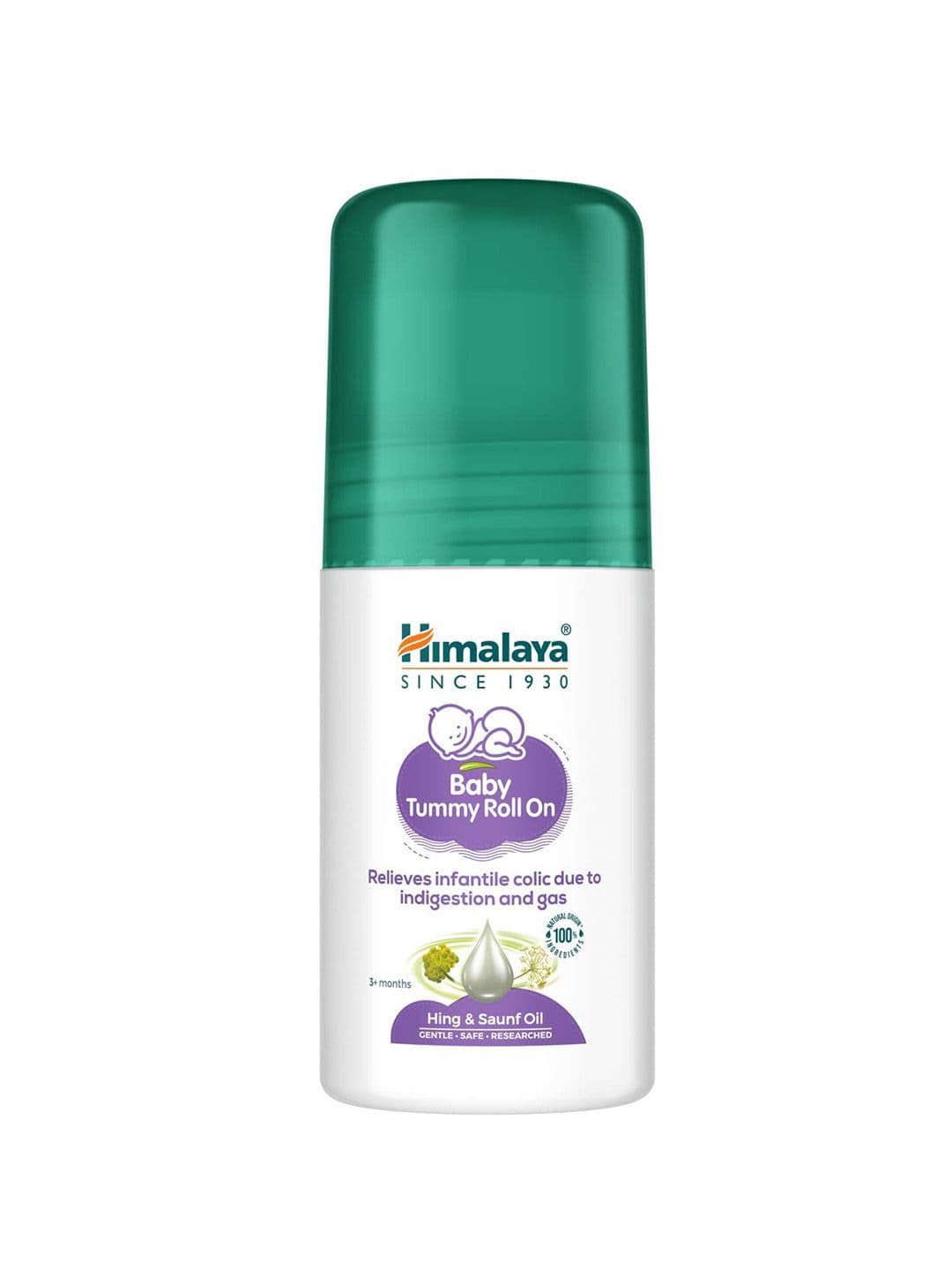 Himalaya Baby Baby Tummy Roll On with Hing & Sauf Oil - 40 ml - view 1