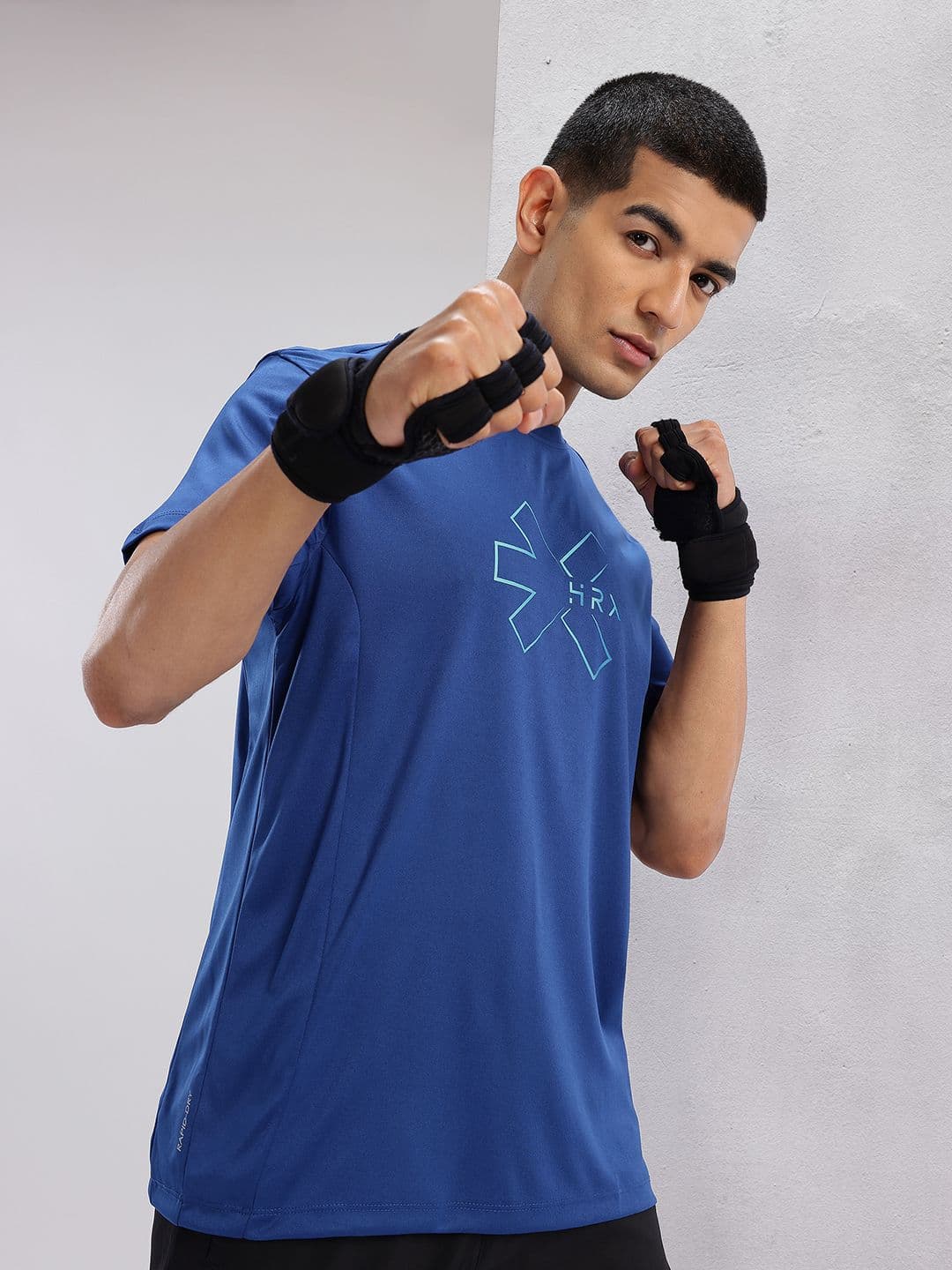 HRX by Hrithik Roshan Men Brand Logo Printed Training T-shirt - view 1