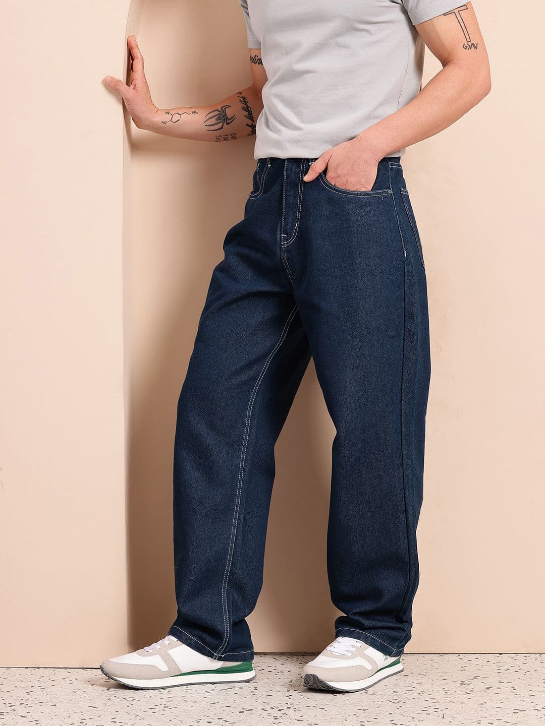Mast & Harbour Men Relaxed Fit Mid-Rise Jeans - view 1