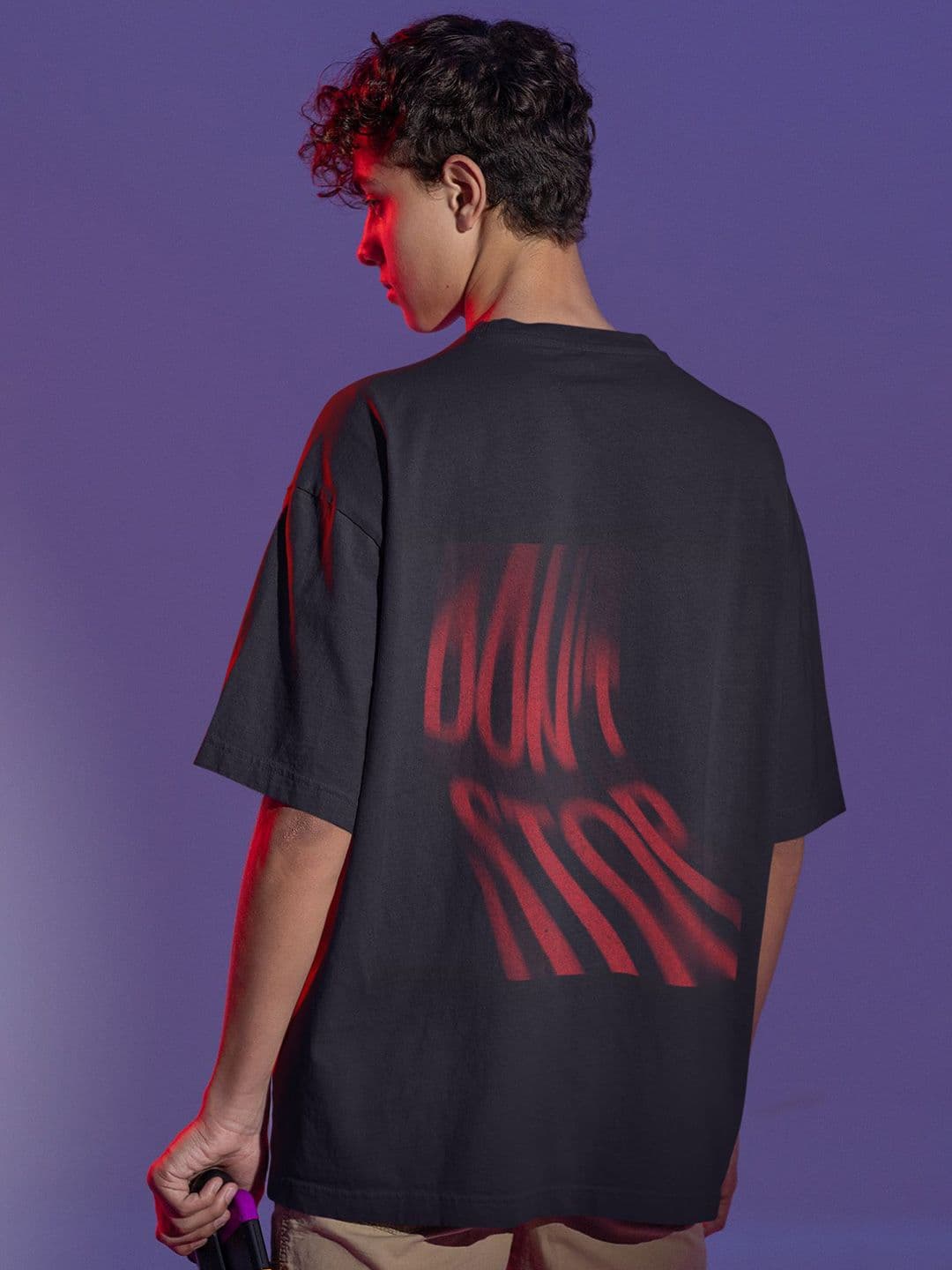 TheBTclub Men Don't Stop Oversize T Shirt - view 1