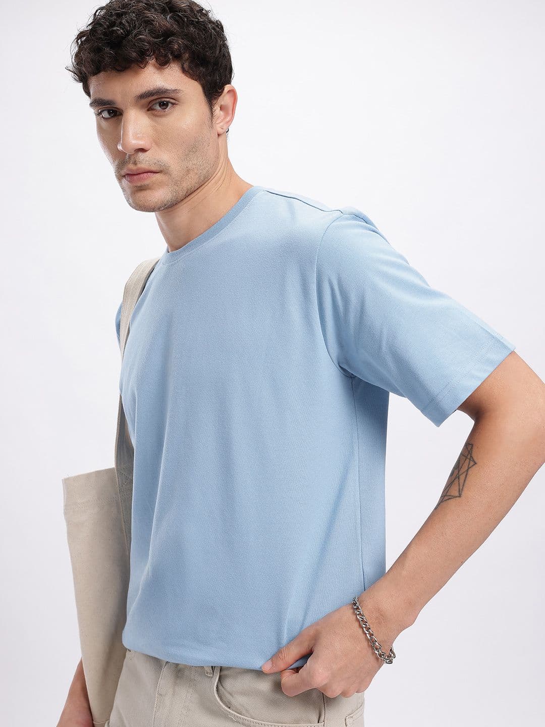 glitchez Round Neck Oversized Fit T-shirt - view 1