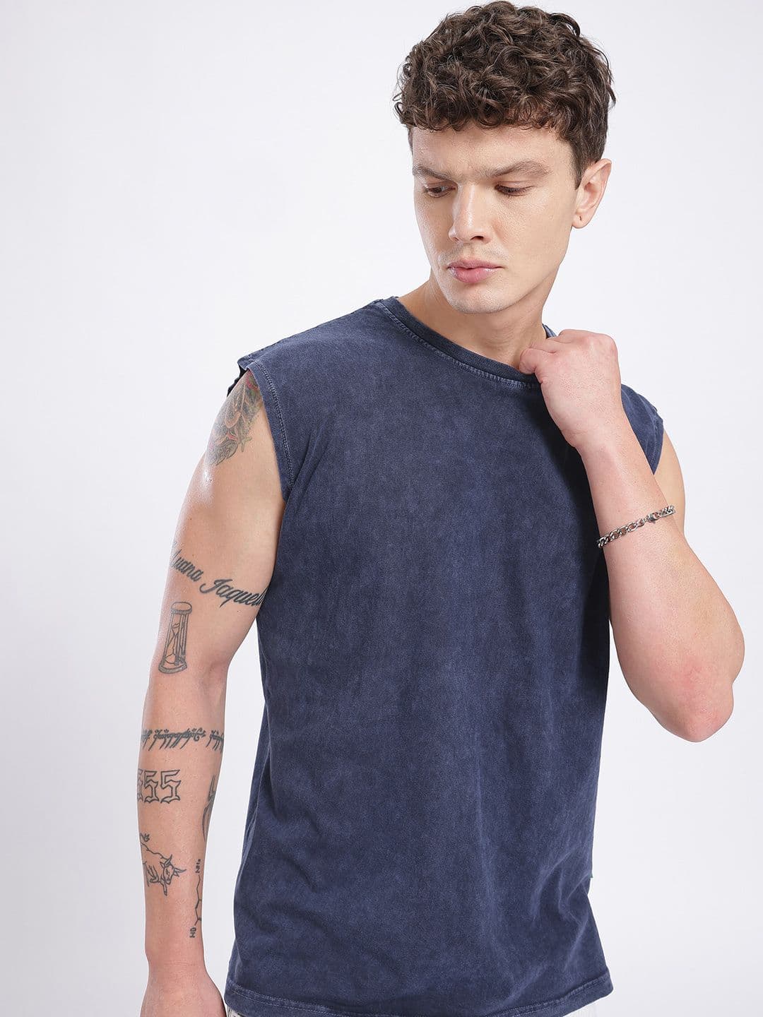 glitchez Washed Effect Oversized T-shirt - view 1
