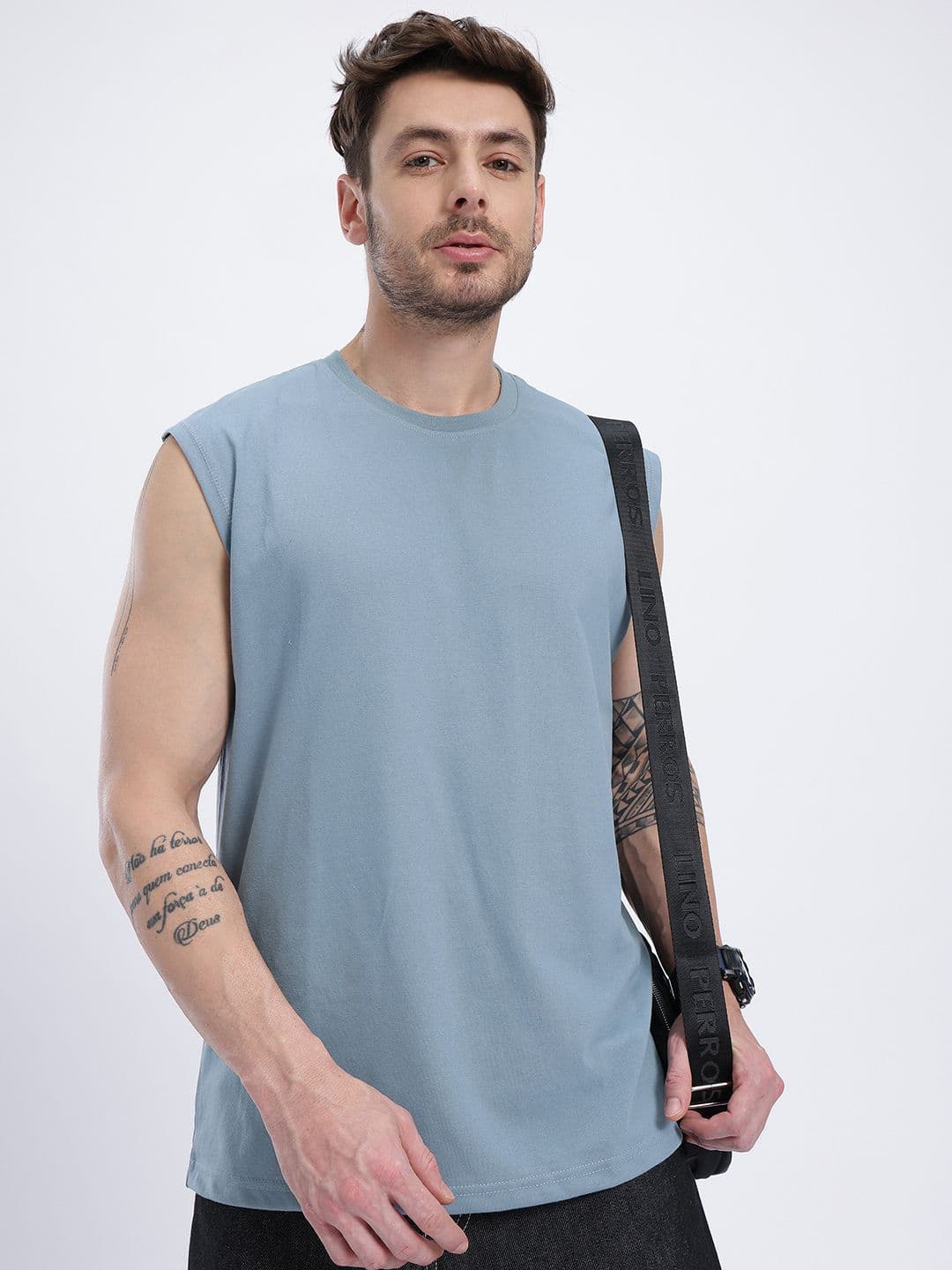 glitchez Sleeveless Oversized T-shirt - view 1