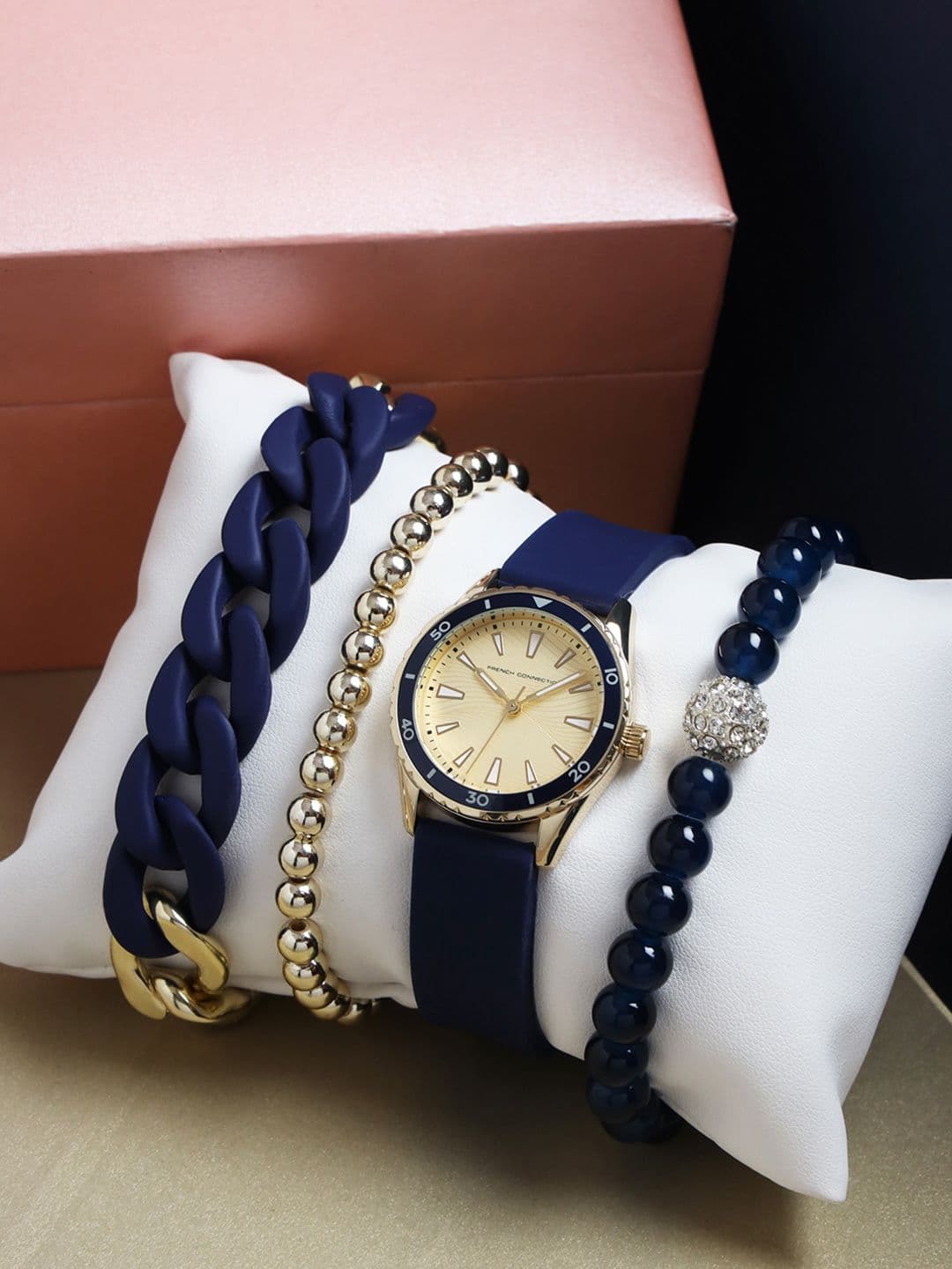 French Connection Women Analogue Watch FCW13UL Gift Set - view 1