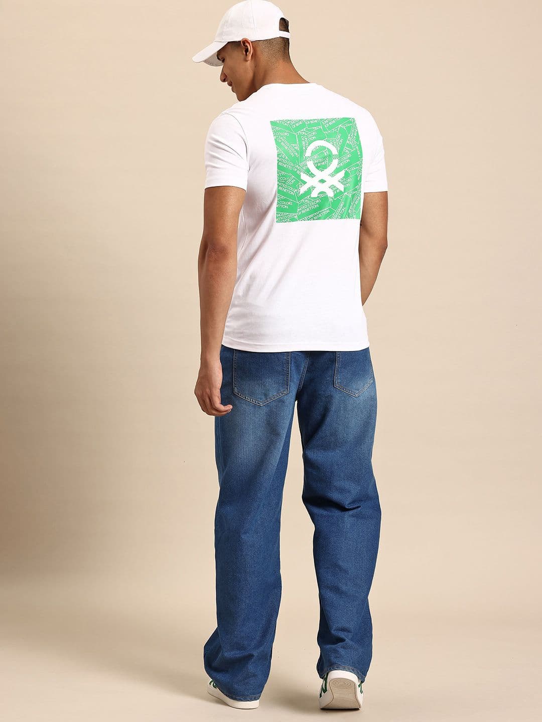 United Colors of Benetton Brand Logo Printed T-shirt - view 1