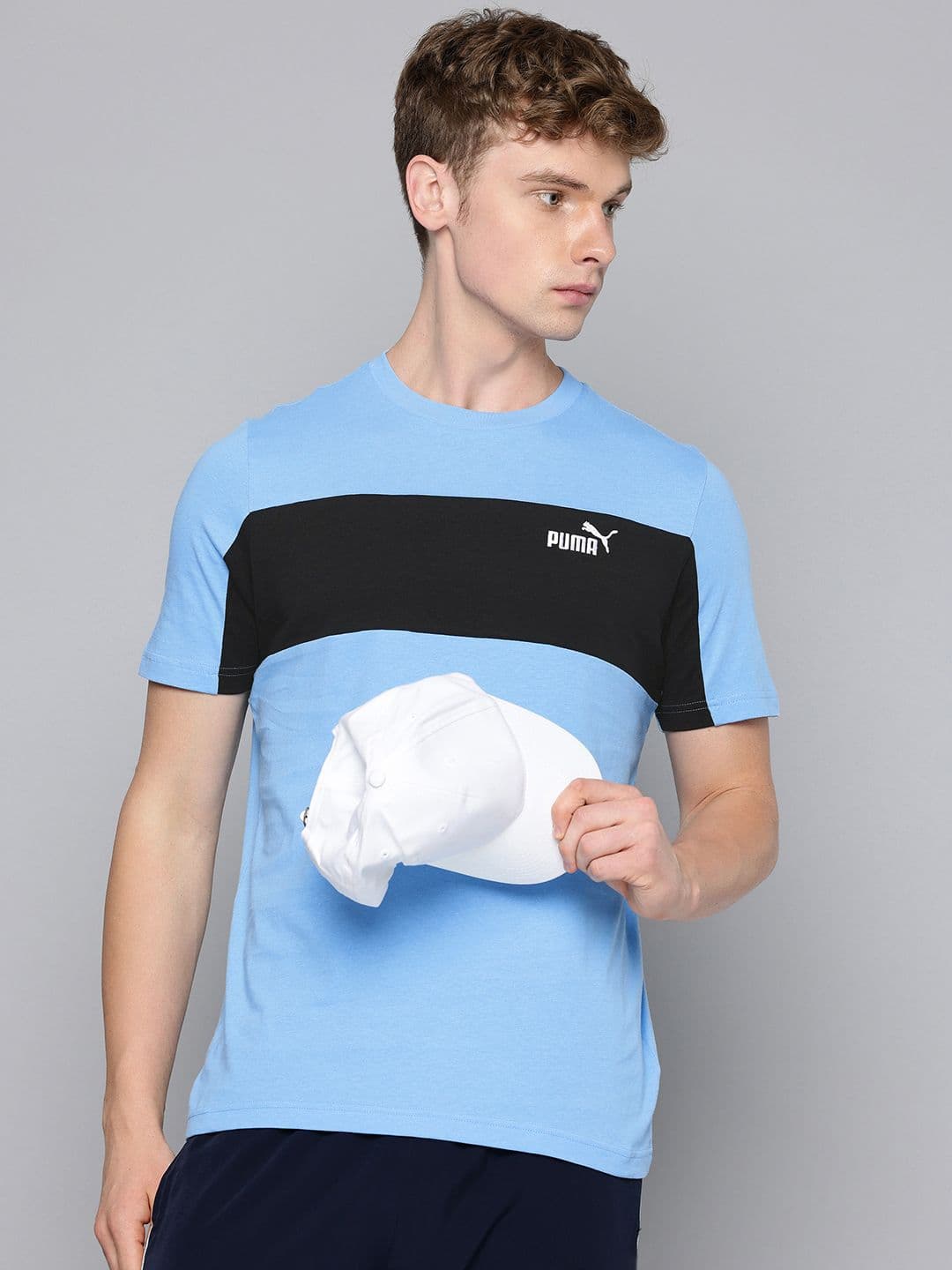Puma Pure Cotton Colourblocked T-shirt - view 1