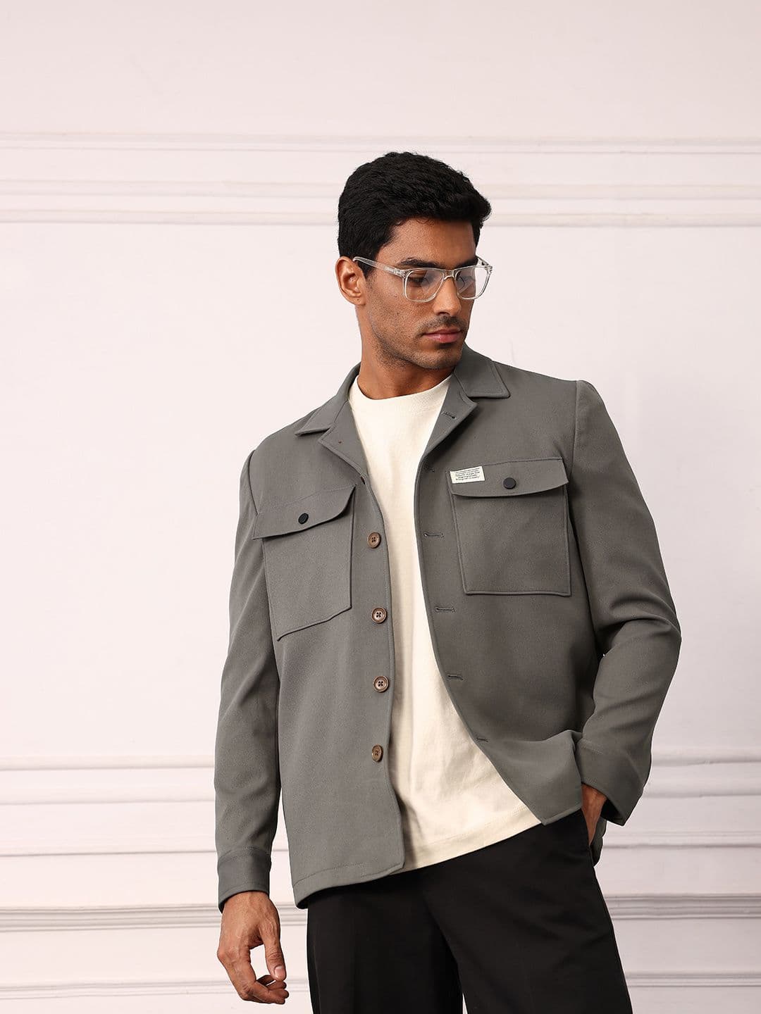 Mr Bowerbird Double Pocket Resort Collar Tailored Jacket - view 1