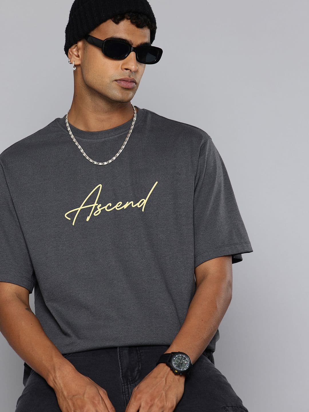 R.Code by The Roadster Life Co. Men Raw Edge T-shirt - view 1