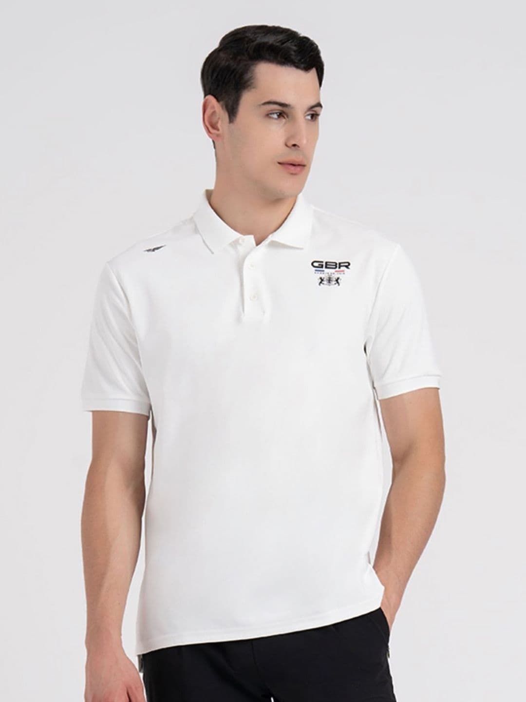 Red Tape Men Printed High Stretch Polyester Athleisure Polo T-Shirt - view 1