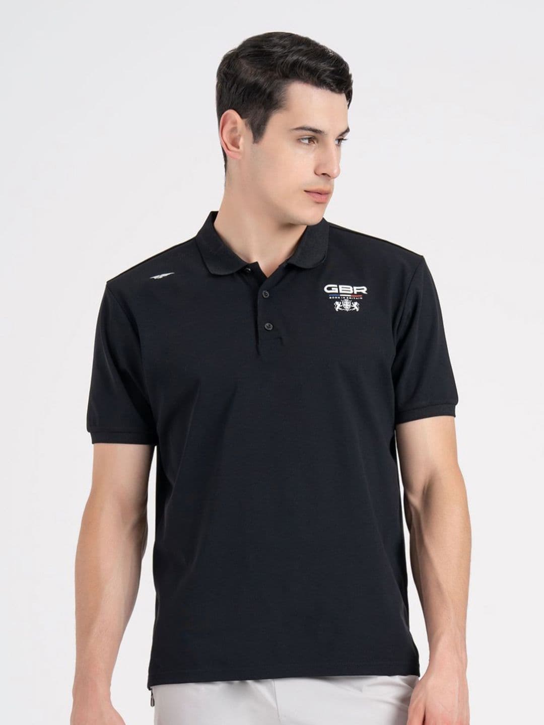 Red Tape Men Printed High Stretch Polyester Athleisure Polo T-Shirt - view 1