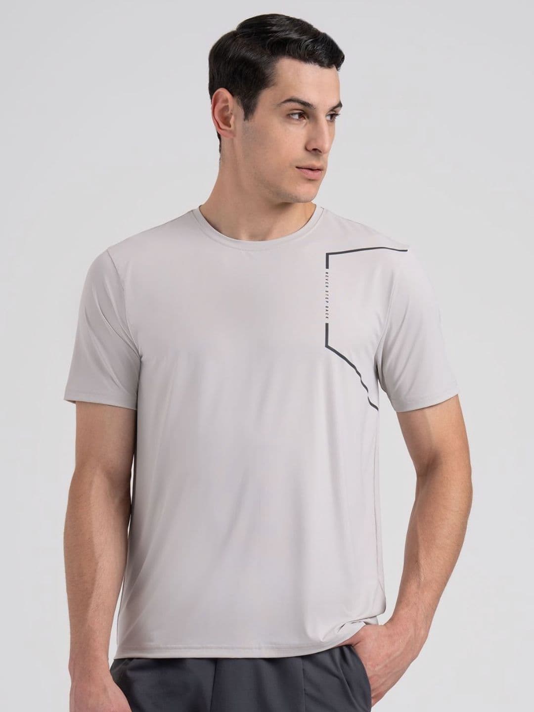 Red Tape Men Stretchable Round Neck Activewear Graphic Print T-Shirt - view 1