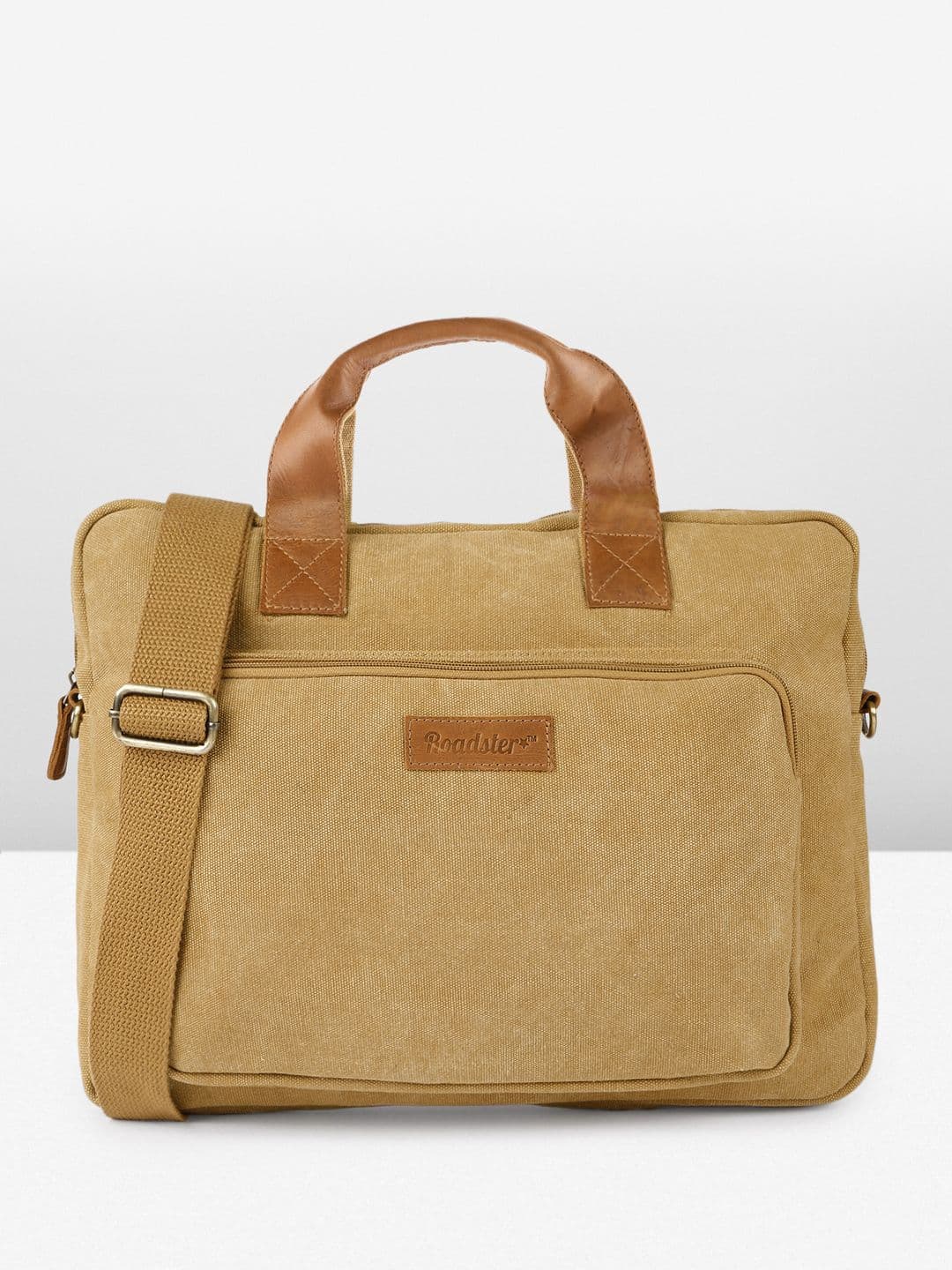 The Roadster Lifestyle Co. Unisex Beige Laptop Bag - view 1