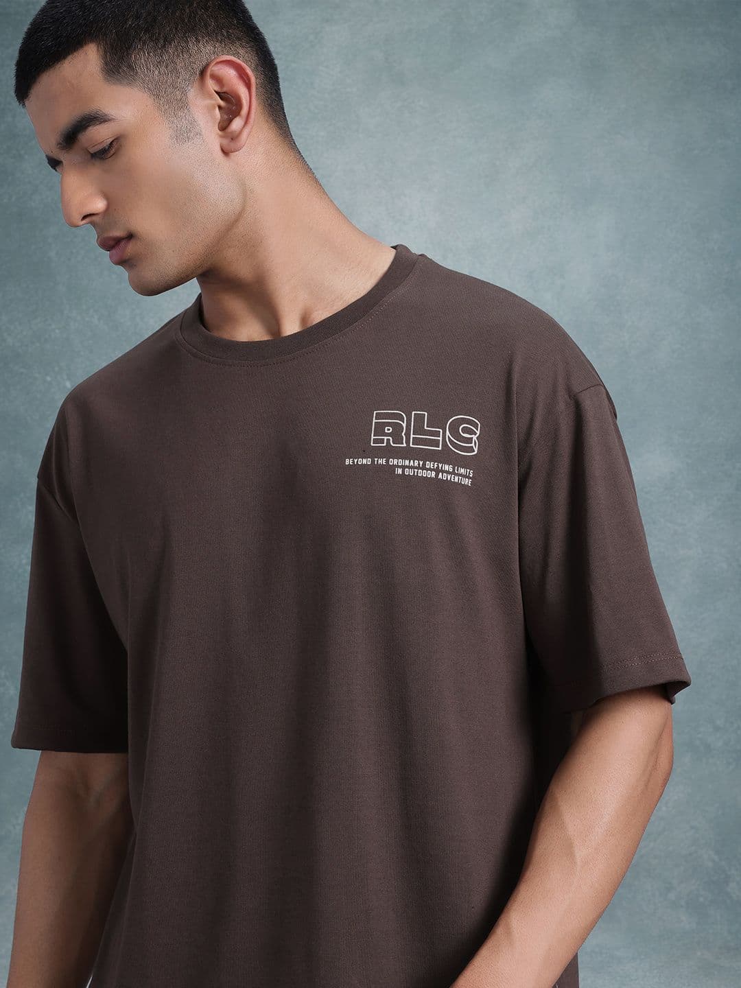 Roadster Men Typography Printed Drop-Shoulder Sleeves Pure Cotton T-shirt - view 1