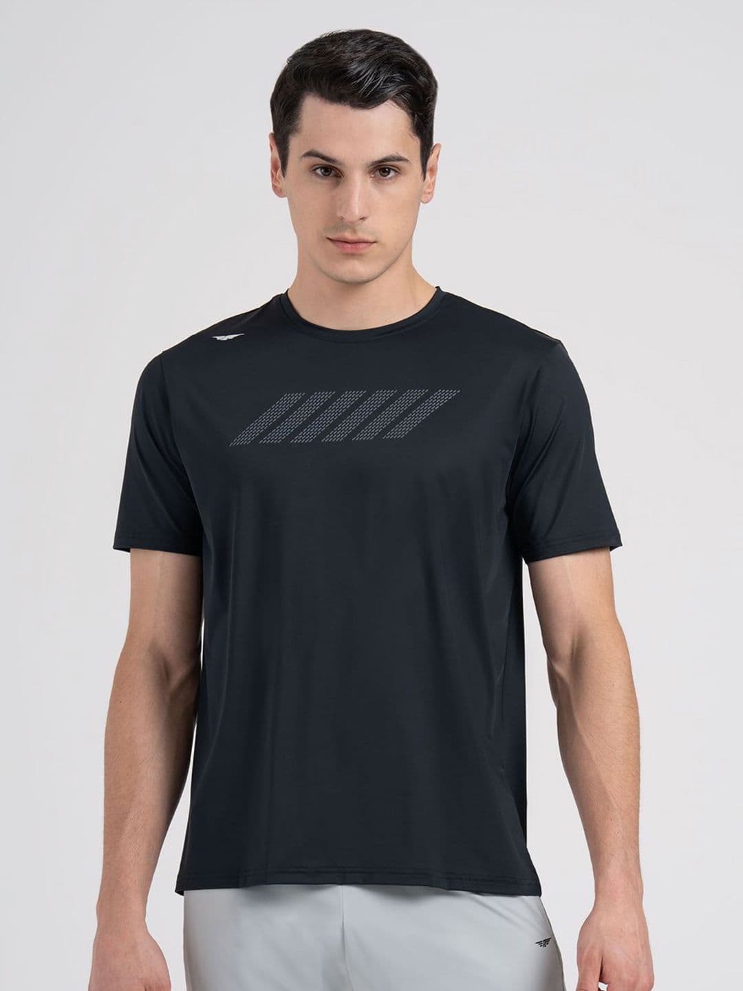 Red Tape Men Stretchable Activewear Round Neck Graphic T-Shirt - view 1