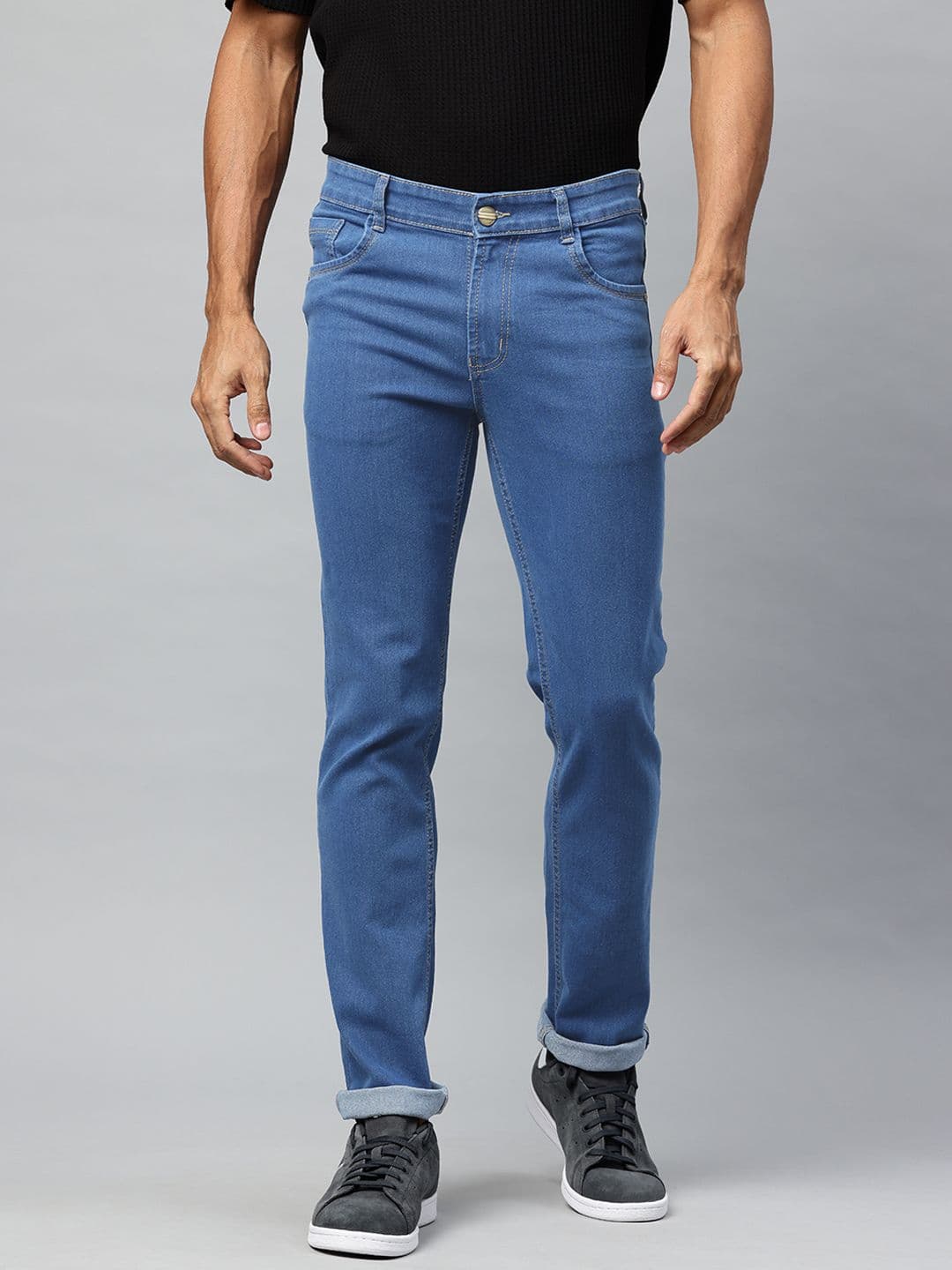ADBUCKS Men Stretchable Regular Fit Jeans - view 1
