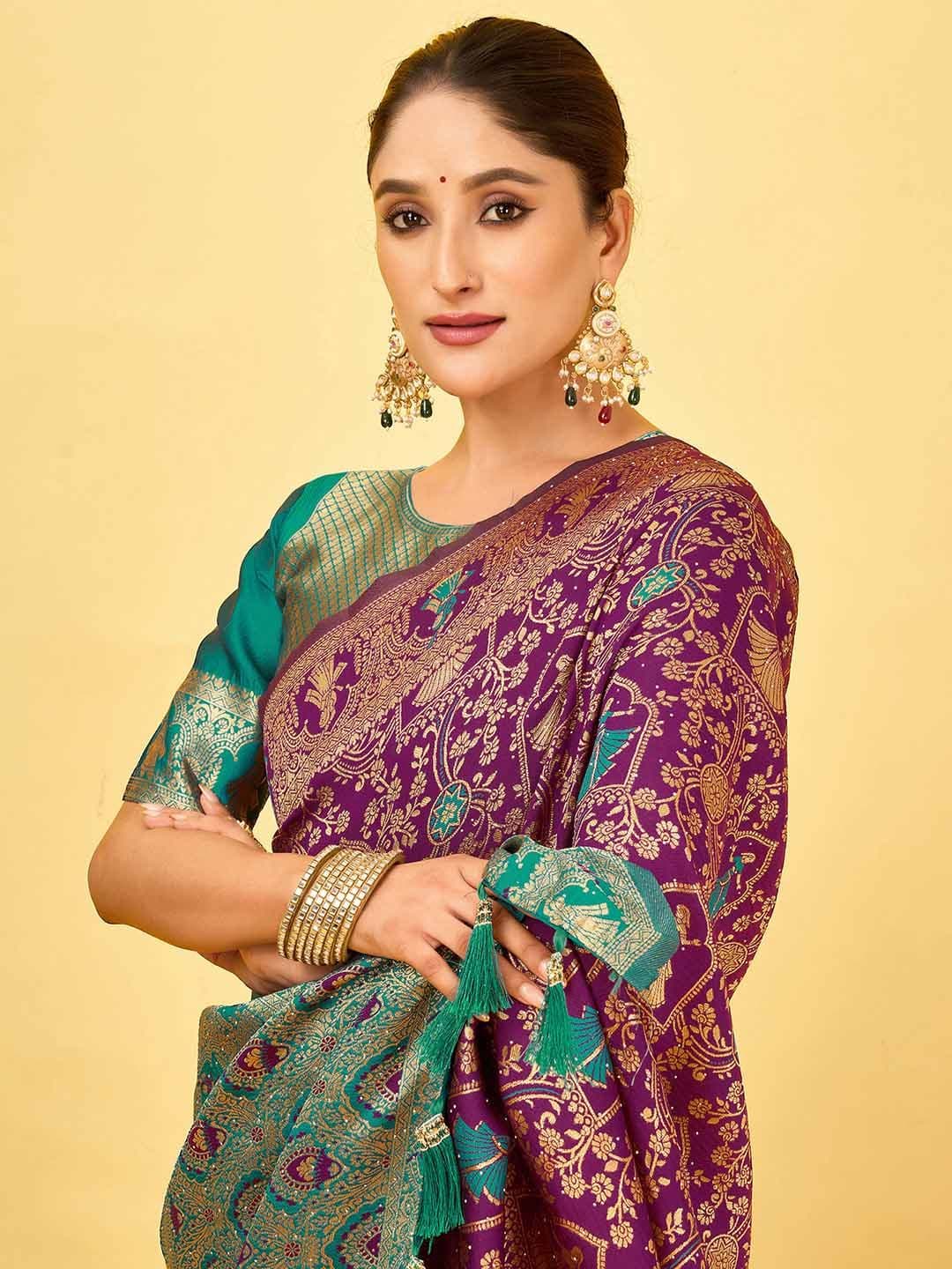 Mitera Woven Design Zari Patola Saree - view 1