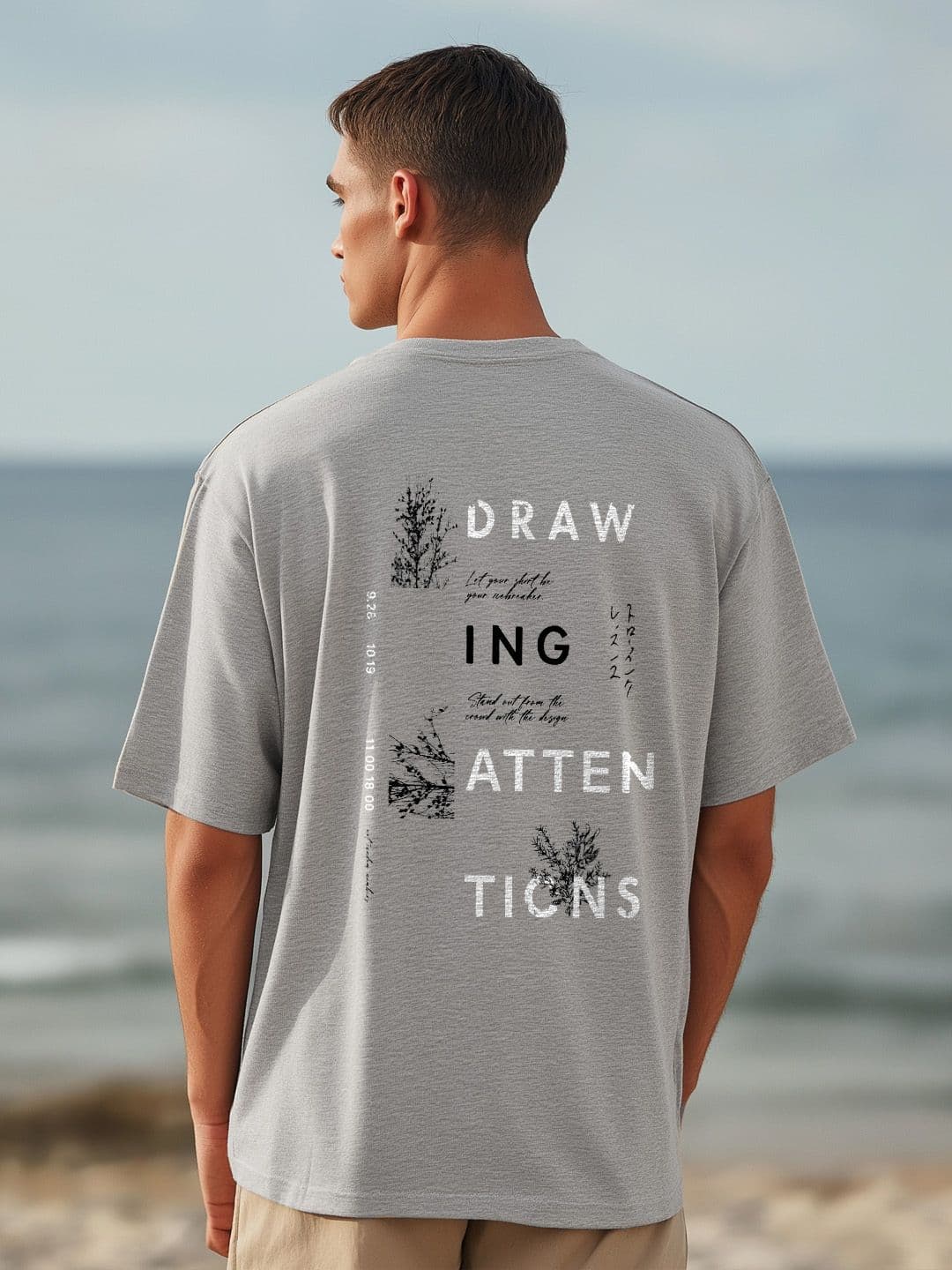 NOBERO Men Oversized Graphic Printed T-shirt - view 1