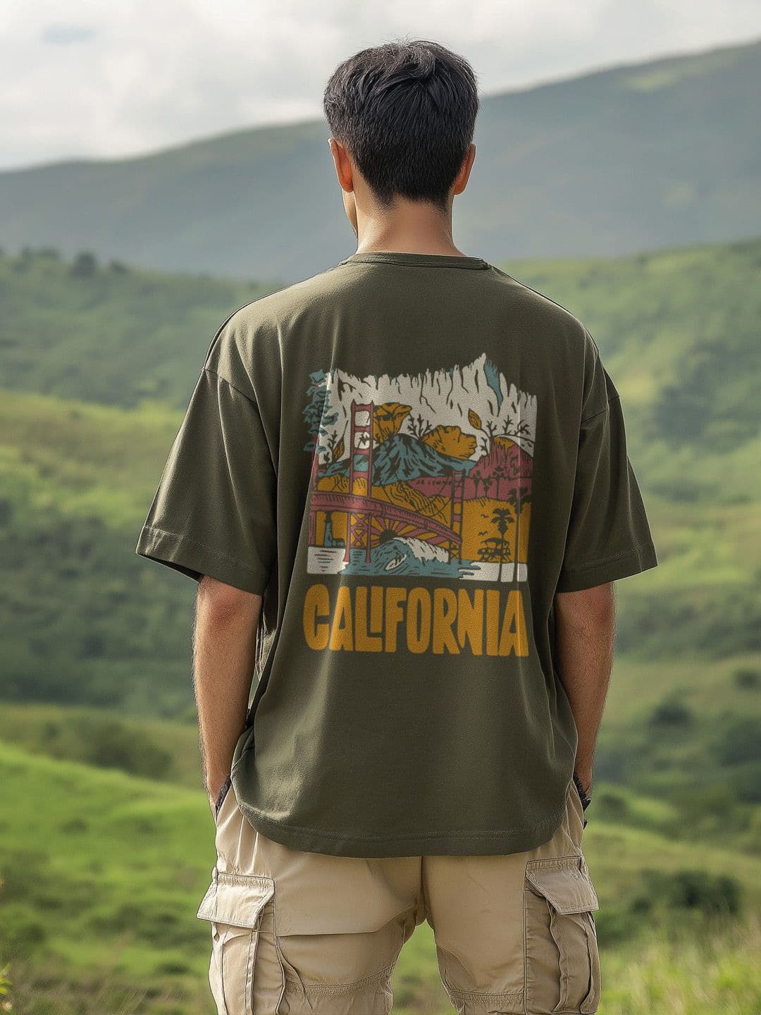 NOBERO Men Oversized Graphic Printed T-shirt - view 1