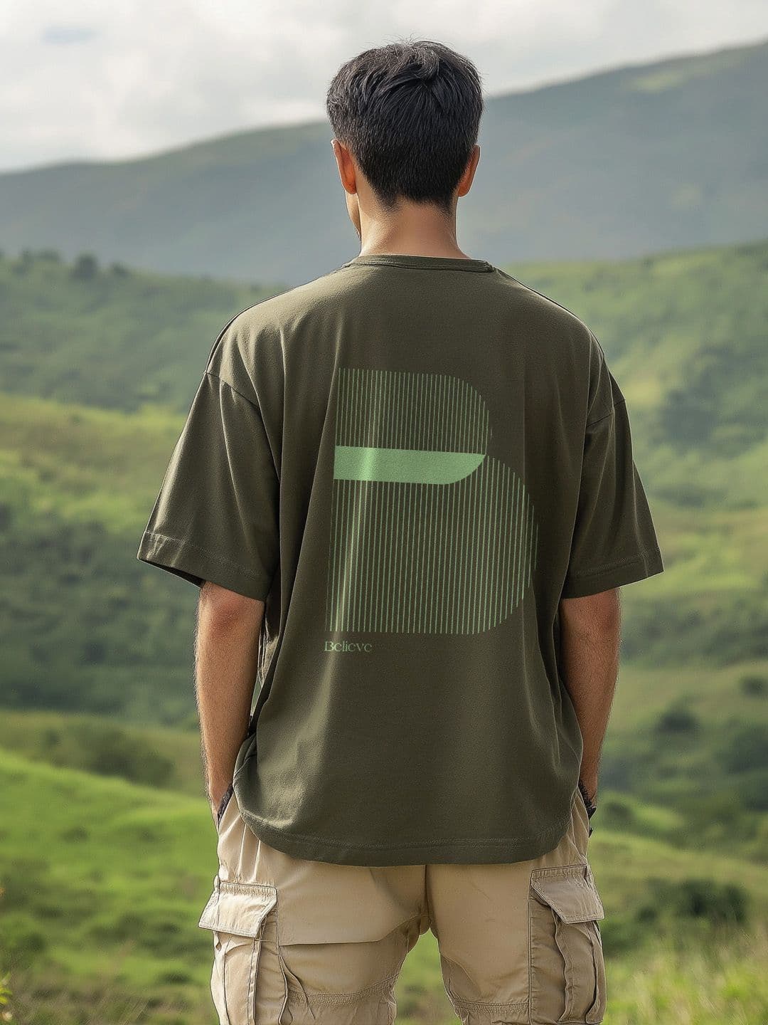 NOBERO Oversized Graphic Printed T-shirt - view 1