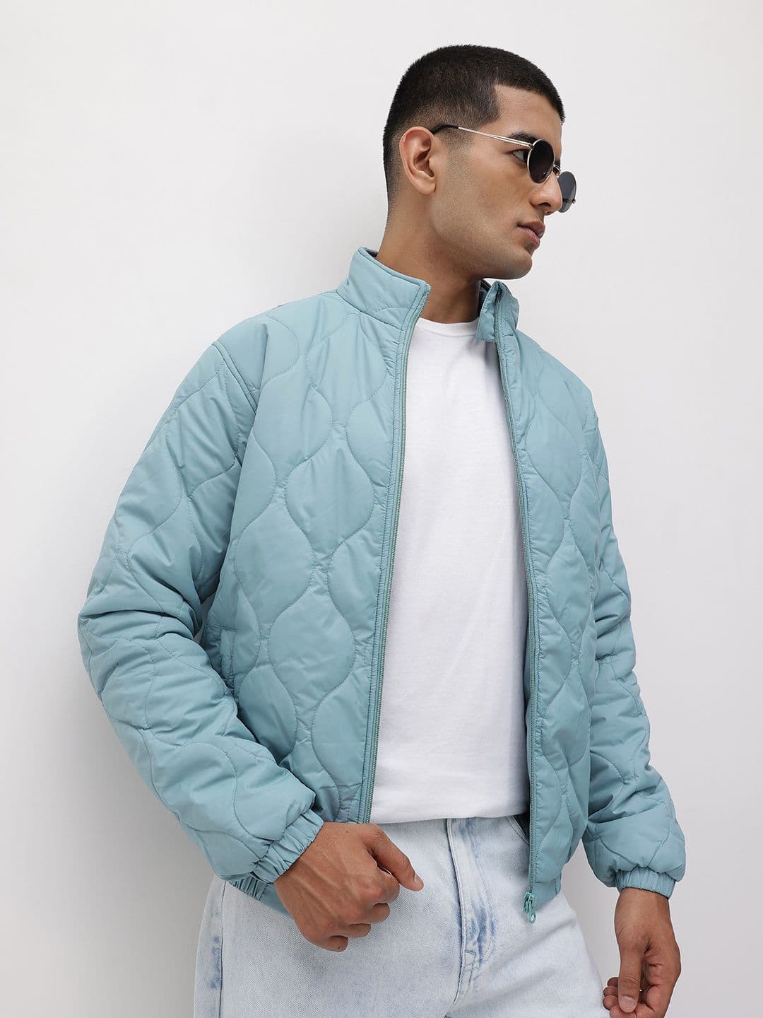 The Roadster Life Co. Mock Collar Quilted Jacket - view 1